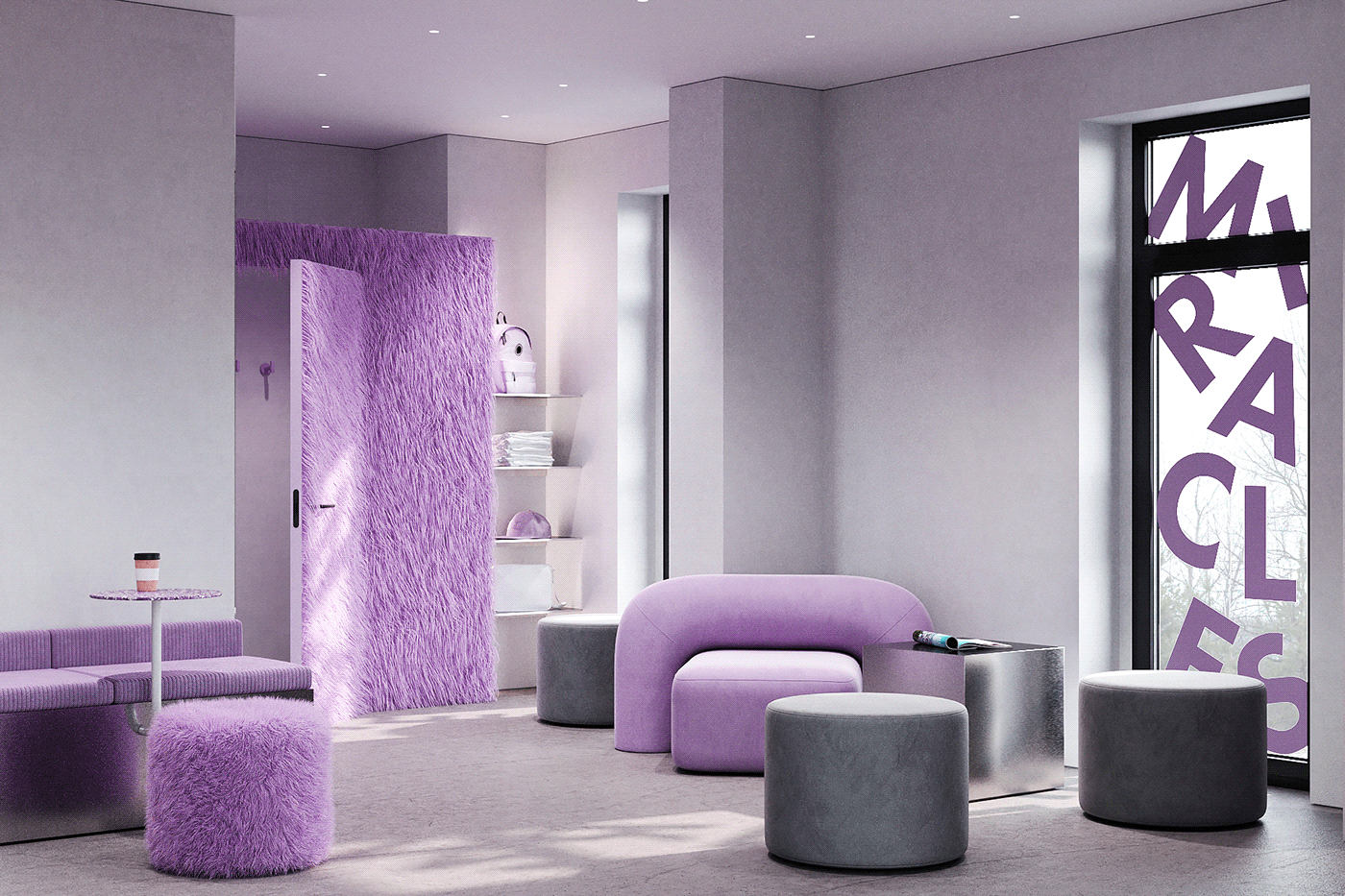 Interior design，Dessert bar，Exhibition Room，modern，