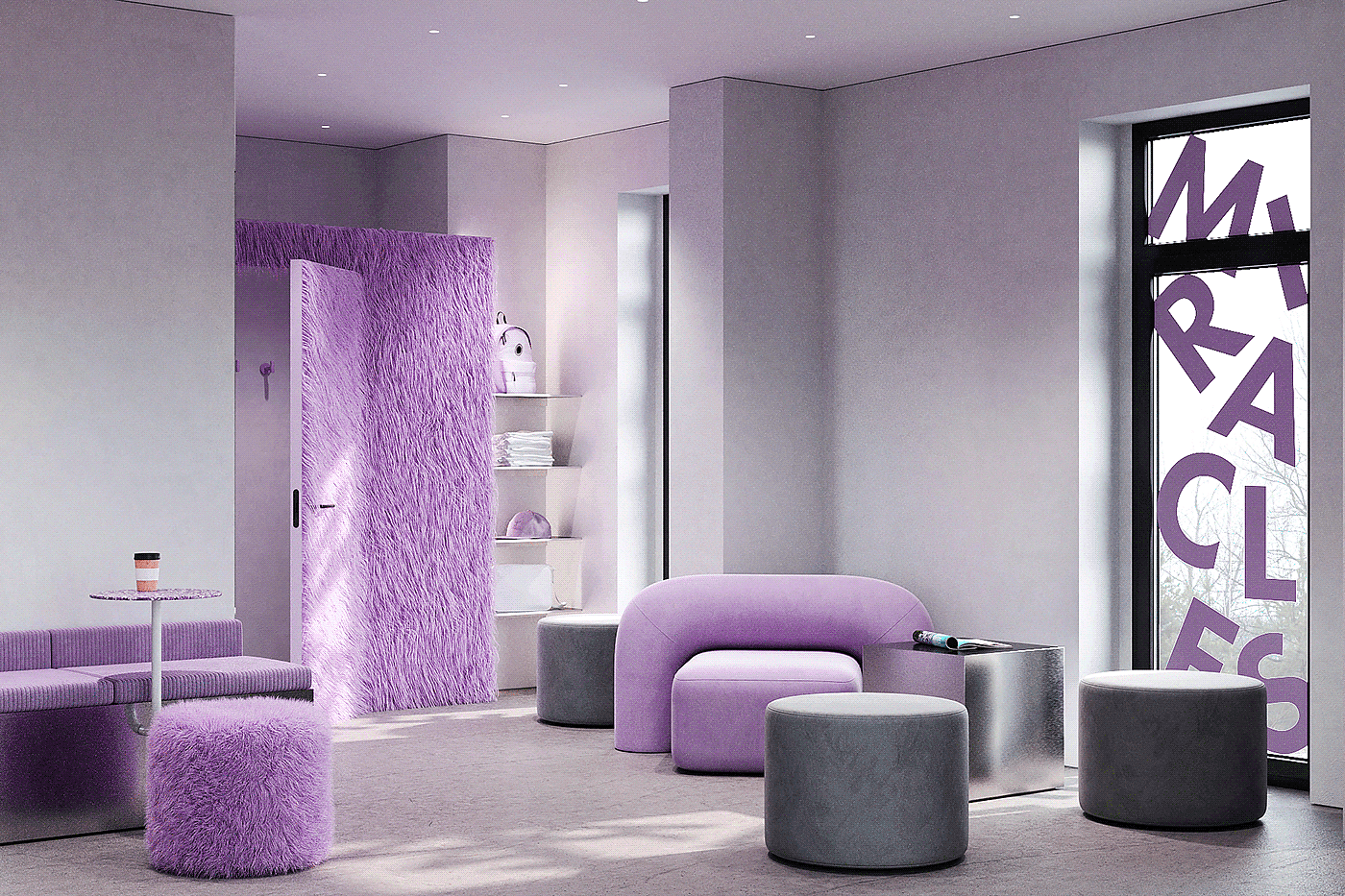 Interior design，Dessert bar，Exhibition Room，modern，