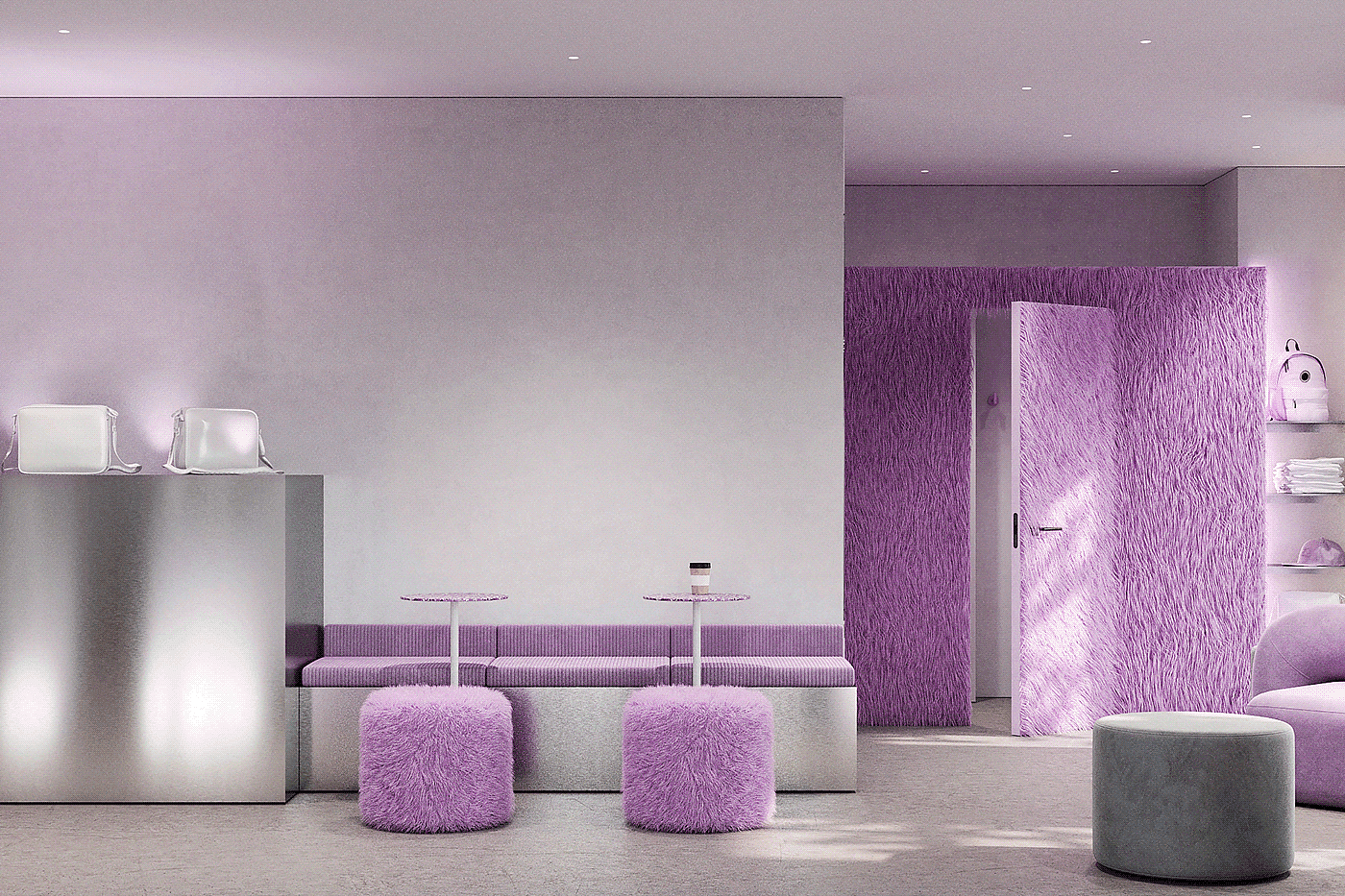 Interior design，Dessert bar，Exhibition Room，modern，