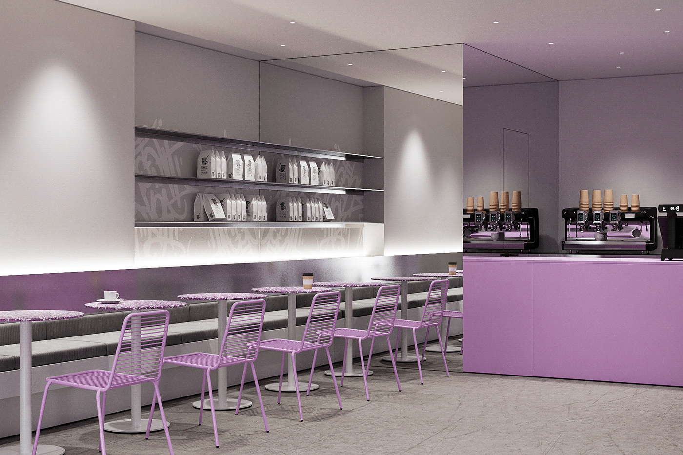 Interior design，Dessert bar，Exhibition Room，modern，