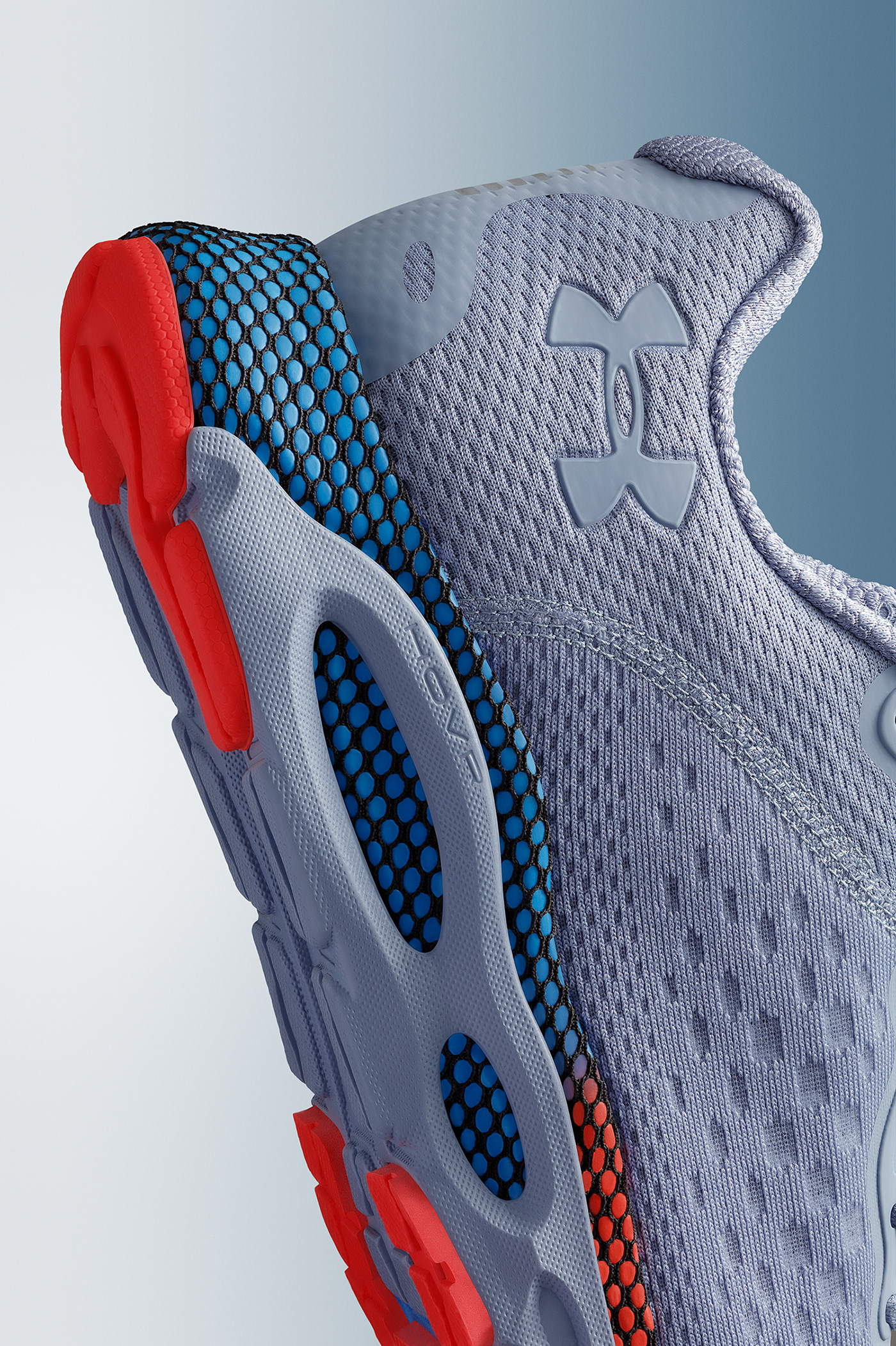 Under Armour，Outdoor sports，Andema，Lightweight experience，Balance design，Design of powerful telescopic energy grid，UA HOVR Technology，