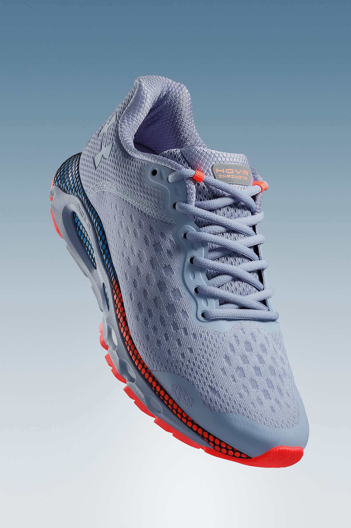 Under Armour，Outdoor sports，Andema，Lightweight experience，Balance design，Design of powerful telescopic energy grid，UA HOVR Technology，