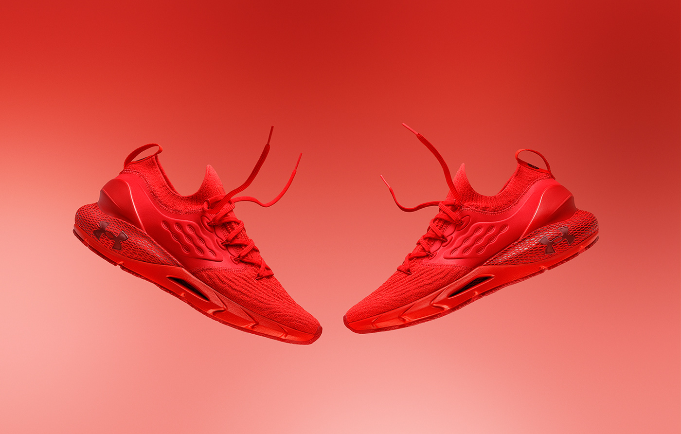 Under Armour，Outdoor sports，Andema，Lightweight experience，Balance design，Design of powerful telescopic energy grid，UA HOVR Technology，