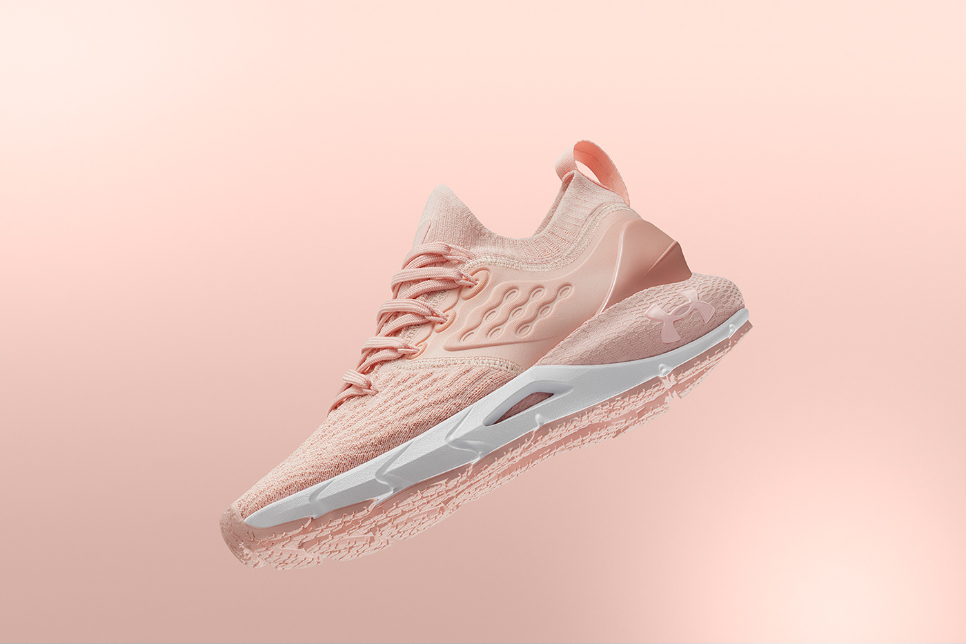 Under Armour，Outdoor sports，Andema，Lightweight experience，Balance design，Design of powerful telescopic energy grid，UA HOVR Technology，