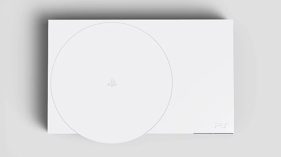 Sony，Playstaion，Minimalist，Mingyu Kim，white，