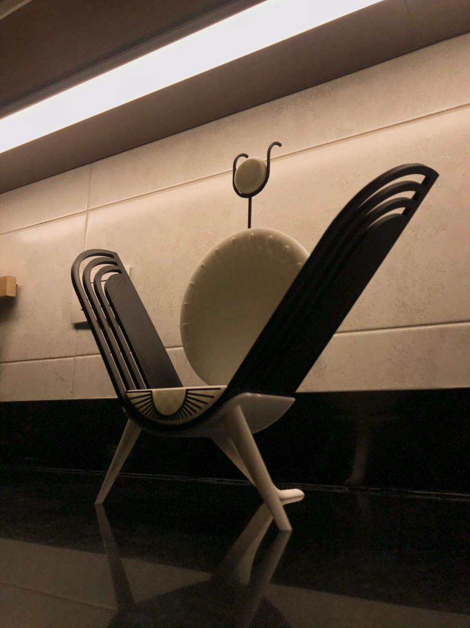 Eastron chair，Istron，Ebony and brass，Ancient Egypt，Egyptian mythology，