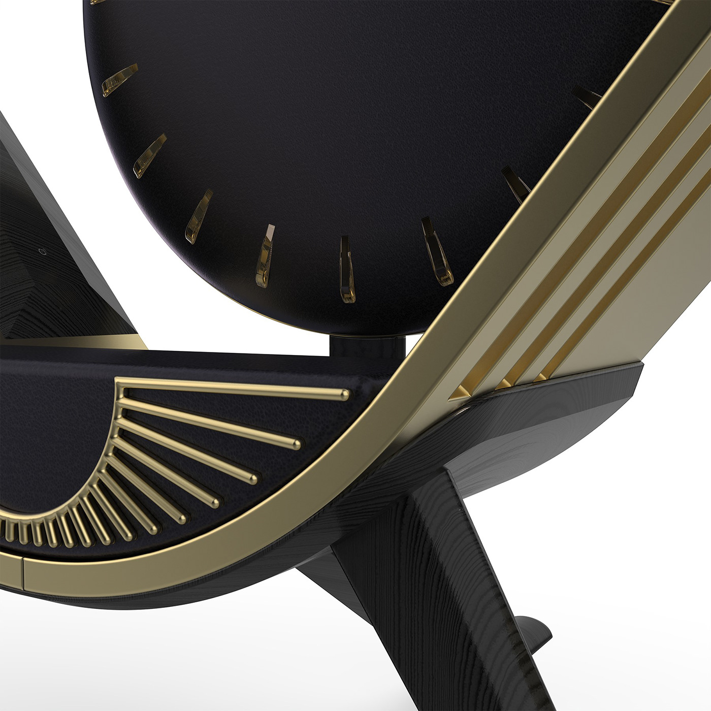 Eastron chair，Istron，Ebony and brass，Ancient Egypt，Egyptian mythology，