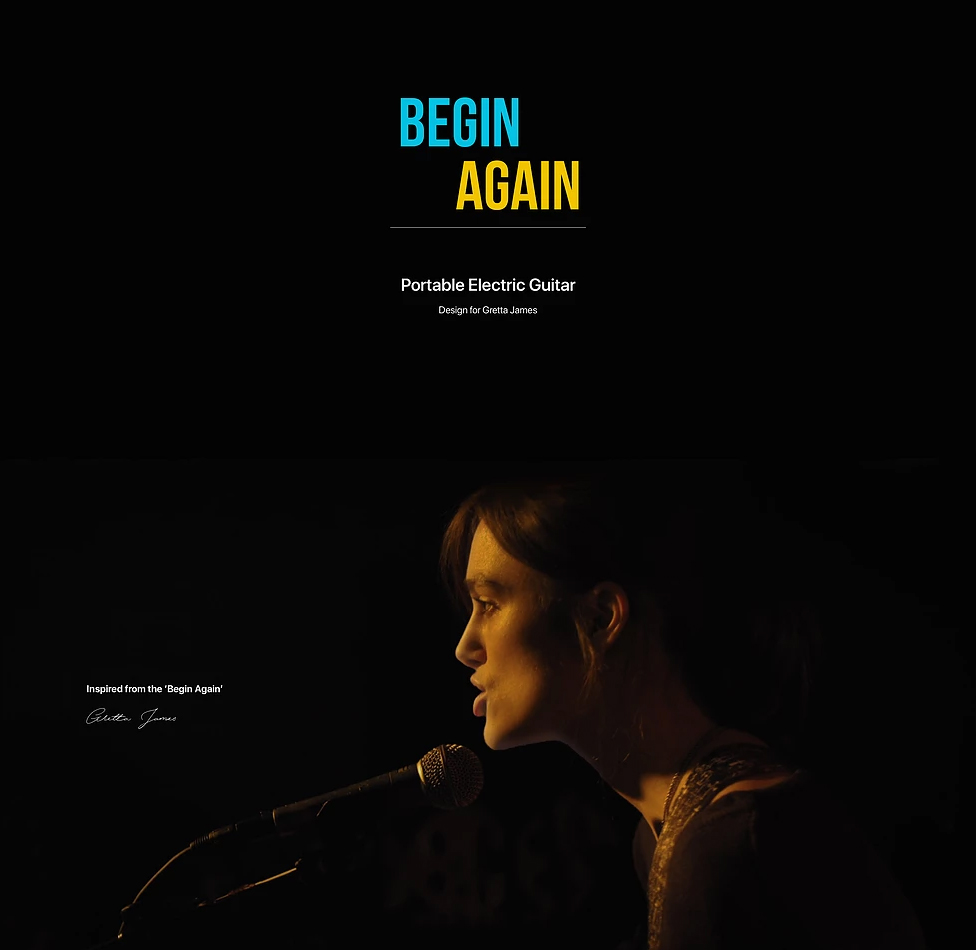 guitar，Portable，concise，Gretta James，