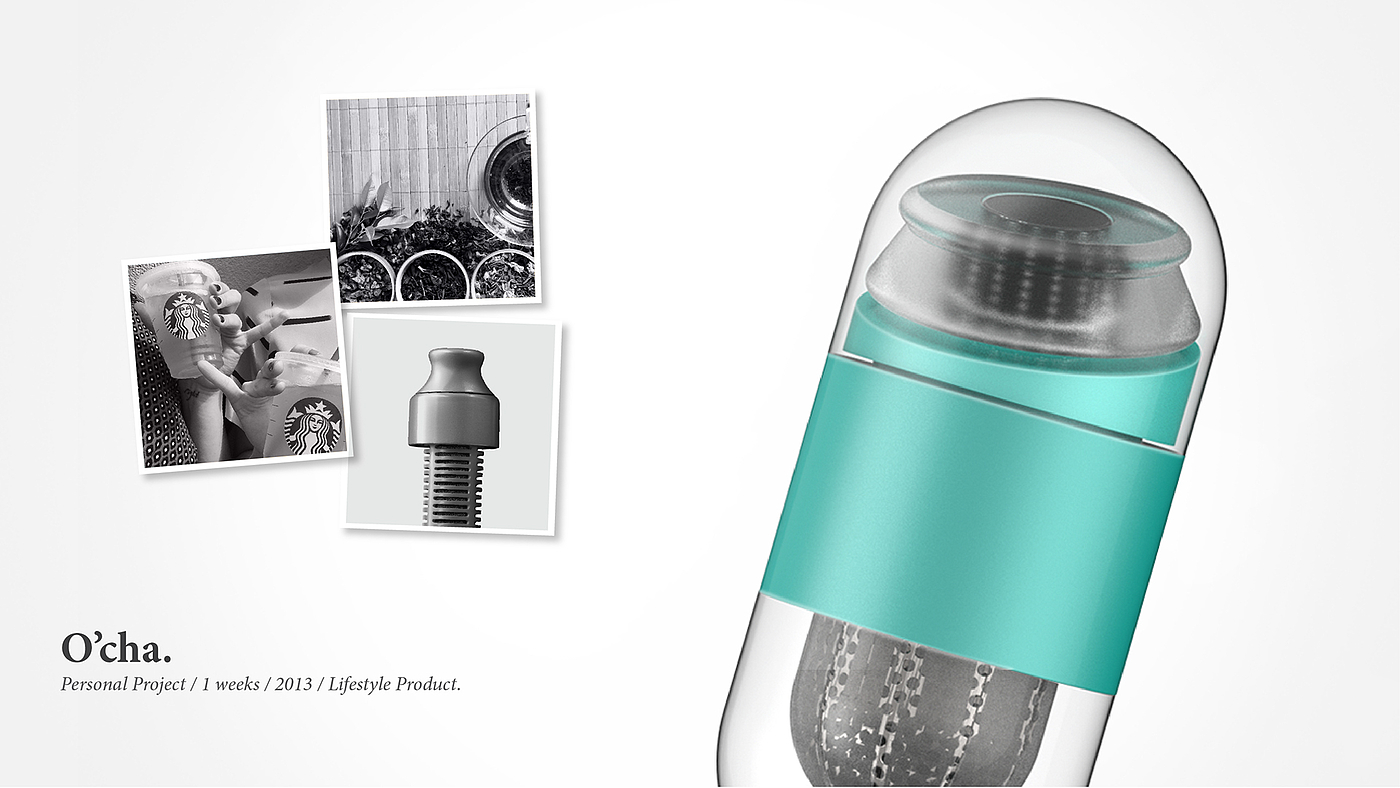 O'cha，Capsule tea drinker，parts，red dot，originality，Portable，2013 red dot，tea set，