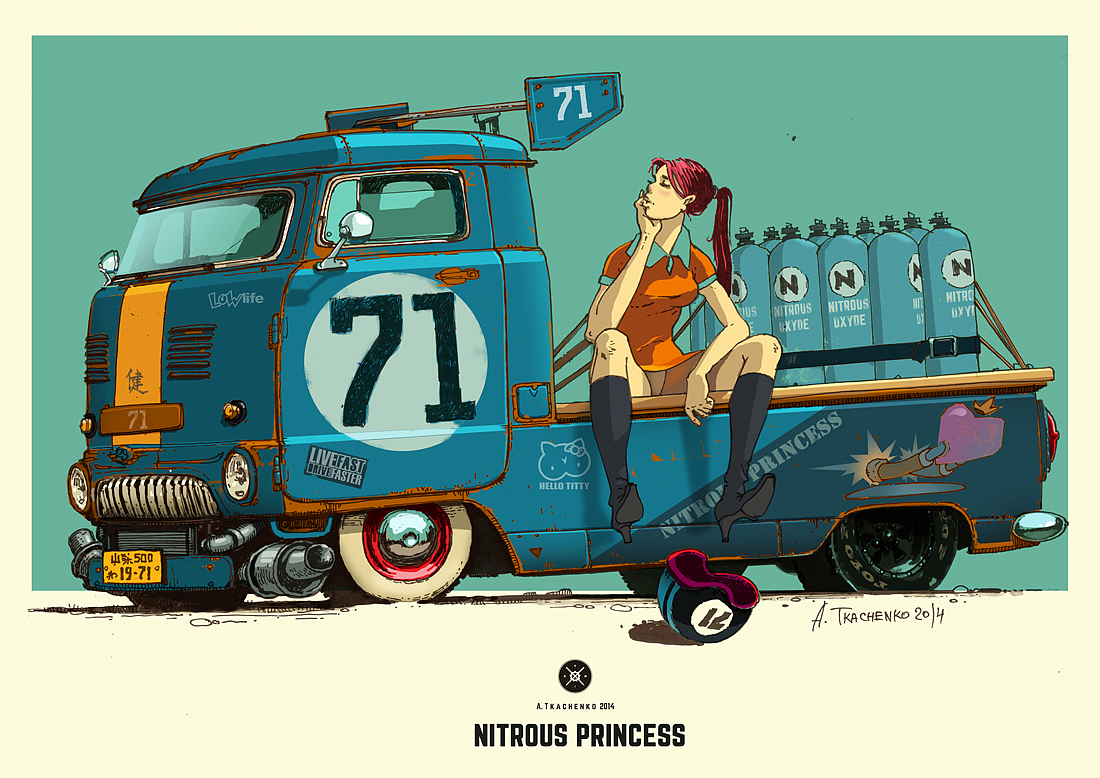 automobile，Hand drawn，Retro，outdoors，Ubee ，