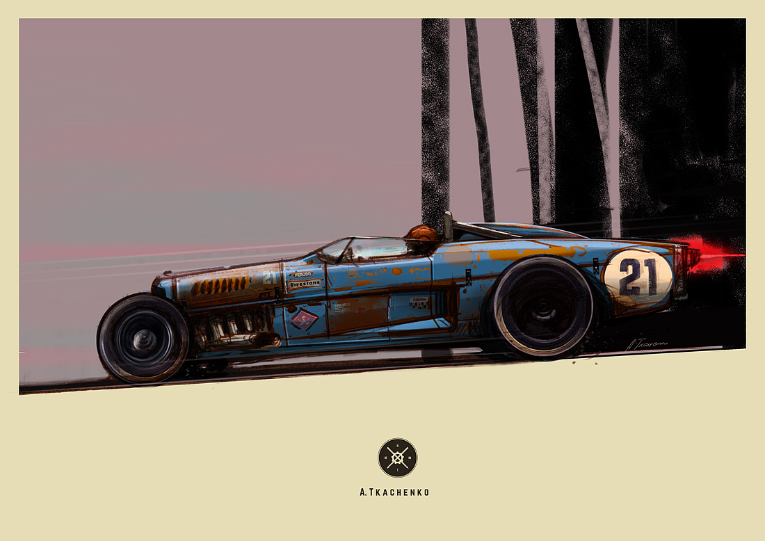 automobile，Hand drawn，Retro，outdoors，Ubee ，