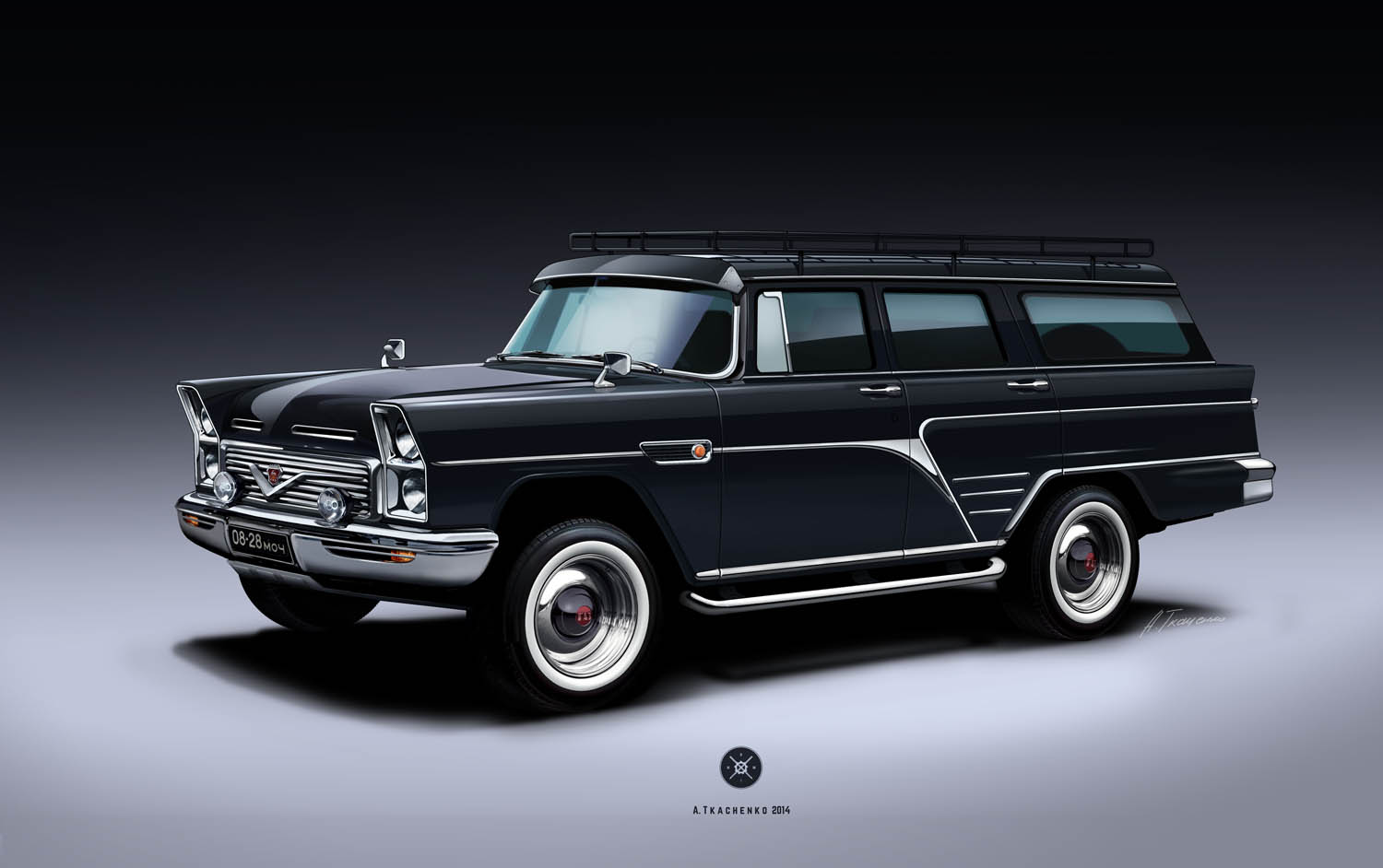 automobile，Hand drawn，Retro，outdoors，Ubee ，