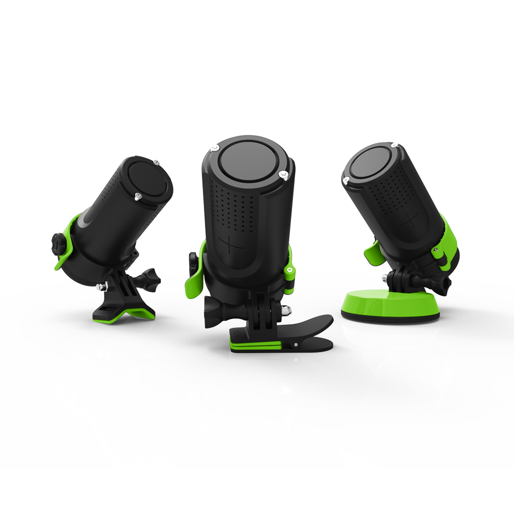 M+ONE，Sports speaker，conceptual design，compact，strong，waterproof，