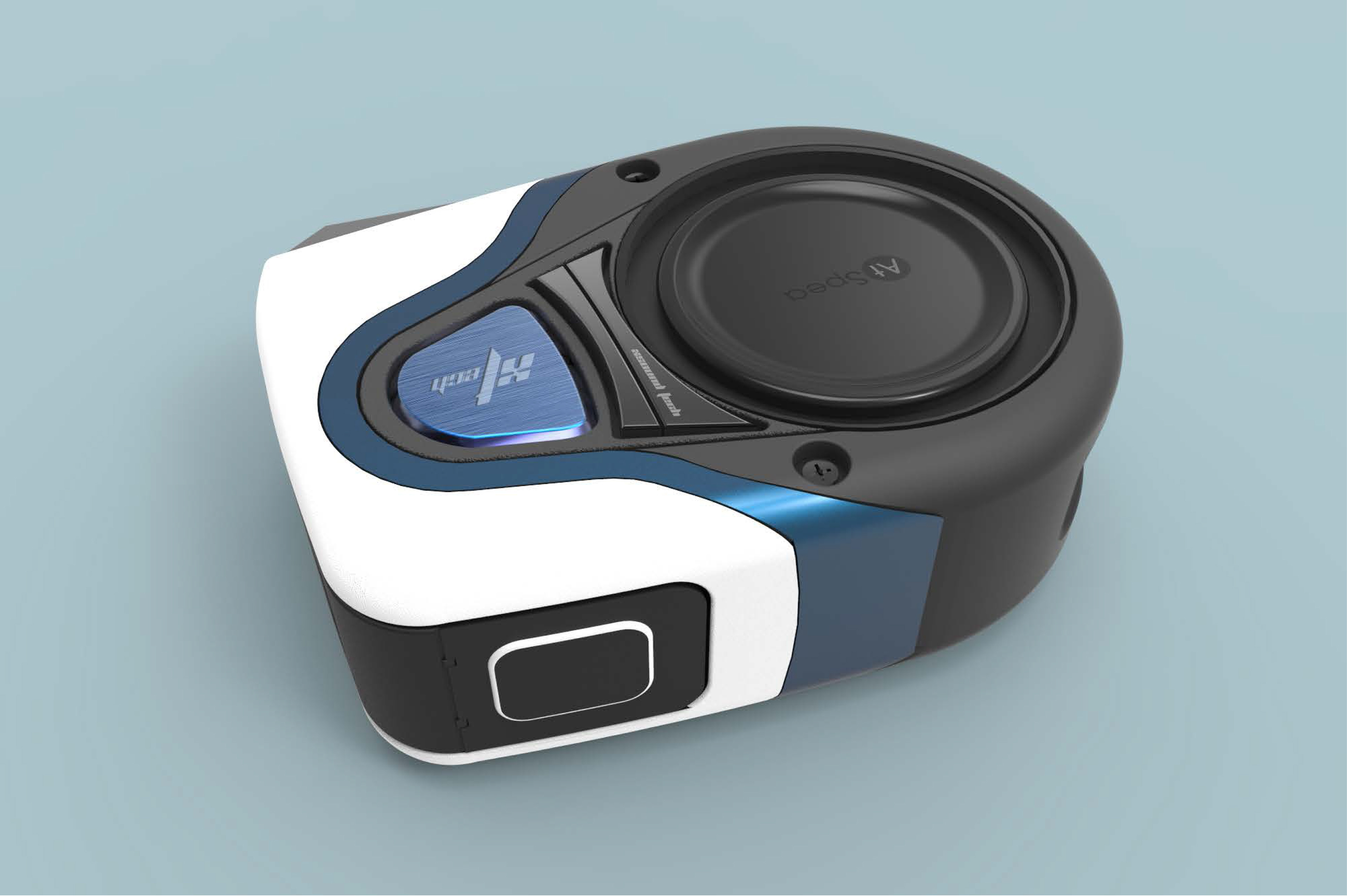 M+ONE，Sports speaker，conceptual design，compact，strong，waterproof，