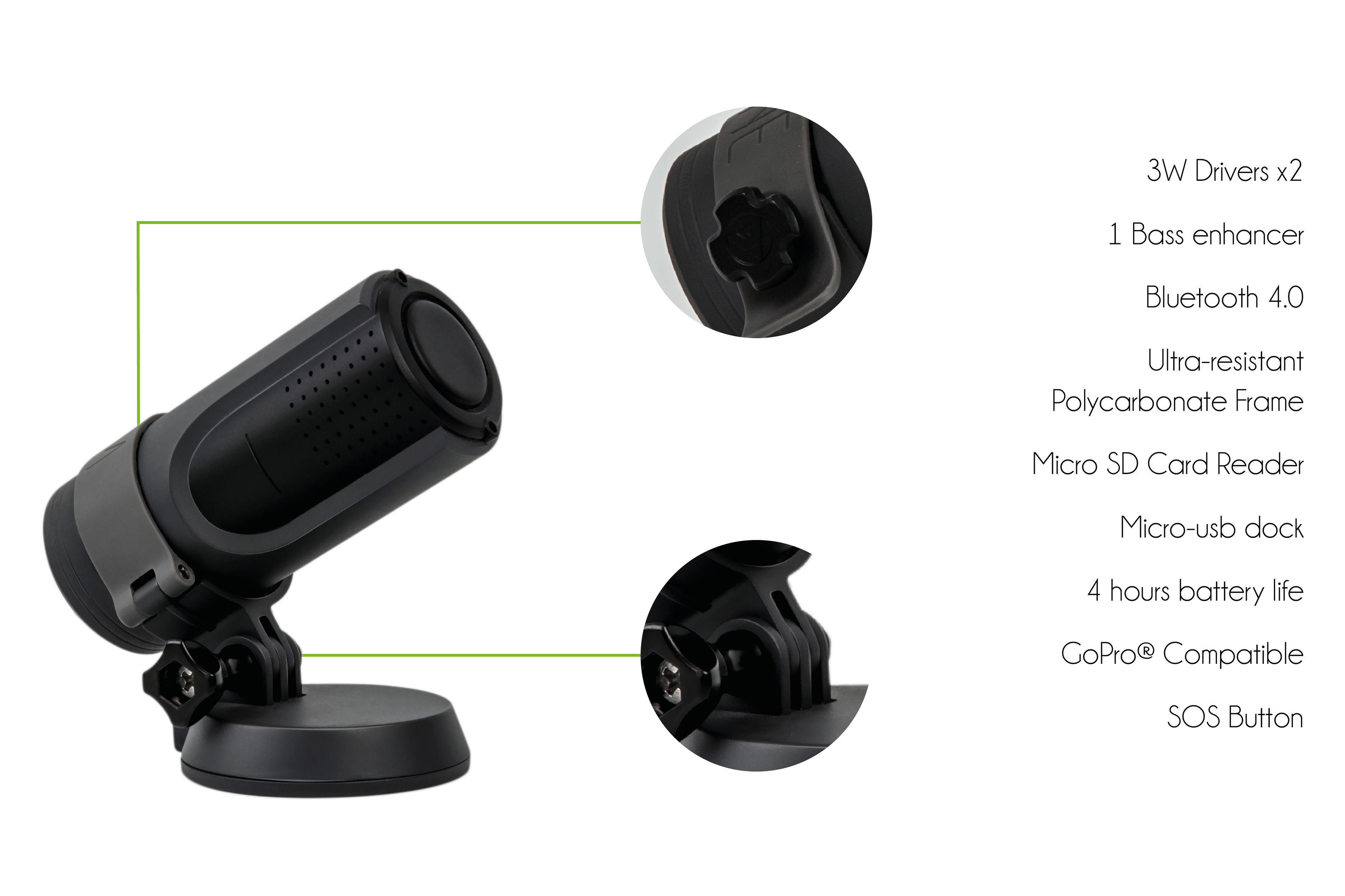 M+ONE，Sports speaker，conceptual design，compact，strong，waterproof，
