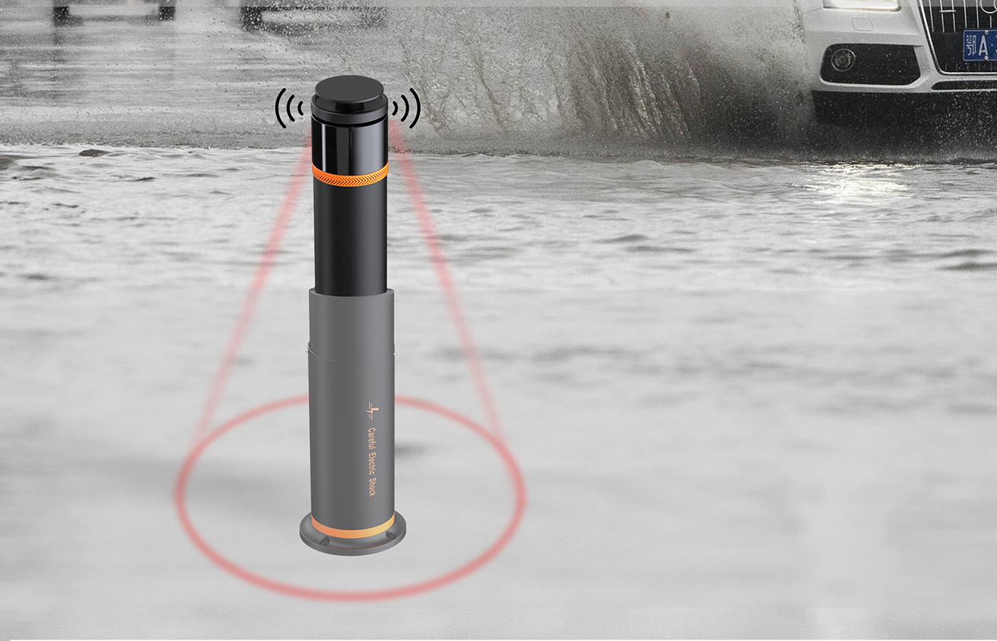 Electric shock alarm device，safety protection ，Urban equipment，electric shock，Safety alarm device，flood，