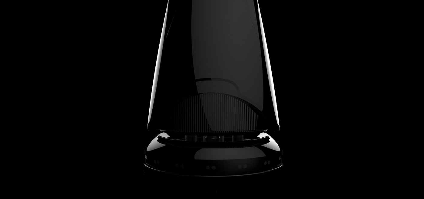 2017Adesign，2018CES，wavebot，Bobo robot，Future service robot，China，black，