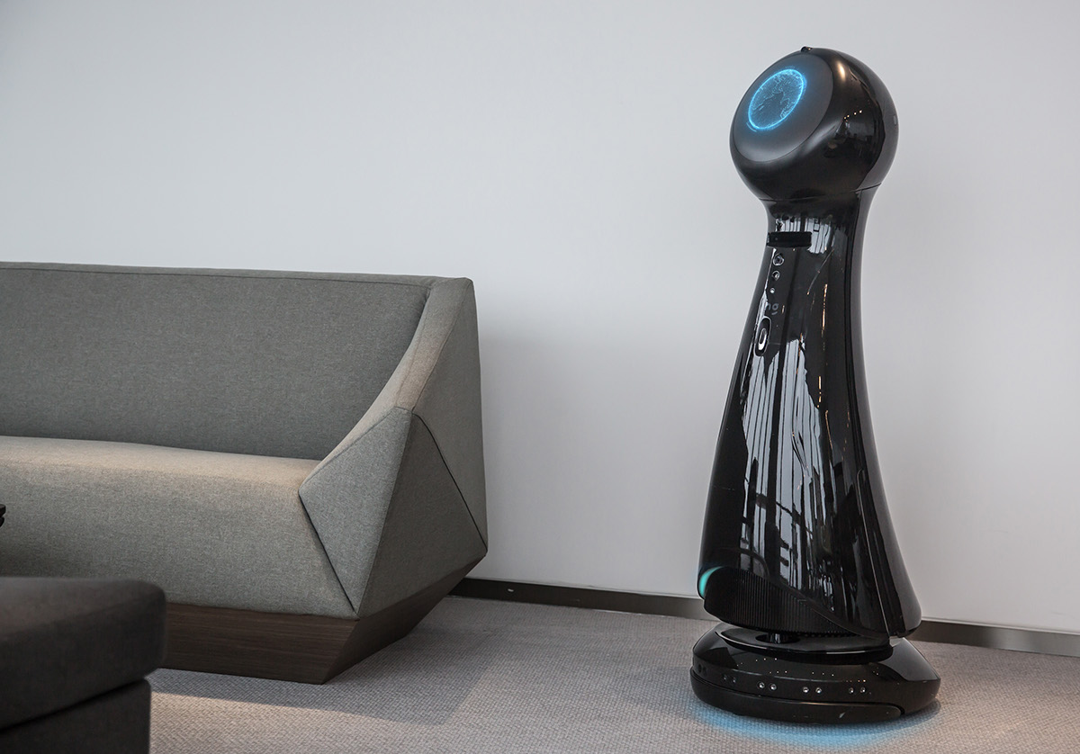 2017Adesign，2018CES，wavebot，Bobo robot，Future service robot，China，black，