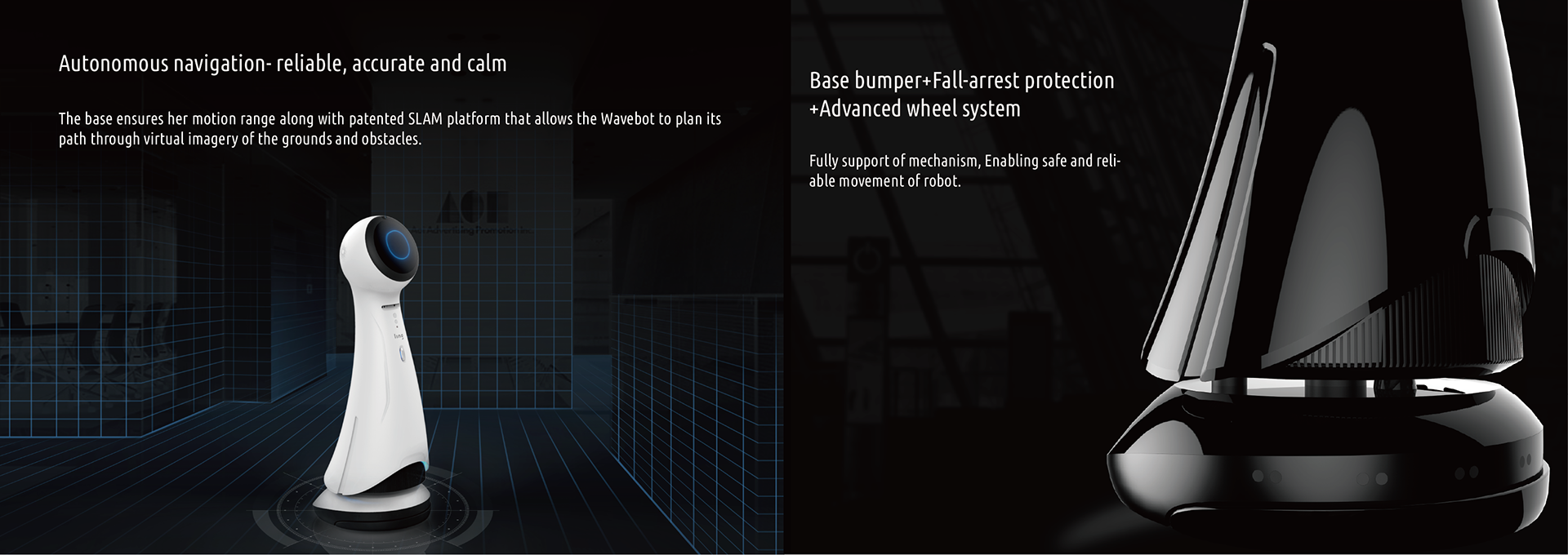 2017Adesign，2018CES，wavebot，Bobo robot，Future service robot，China，black，