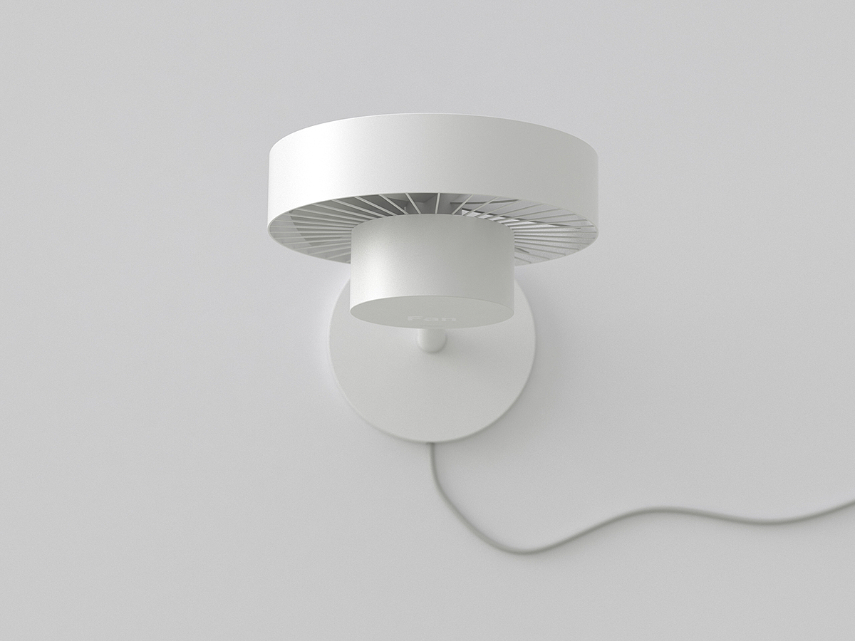 white，simple，Minimalist，Fan，
