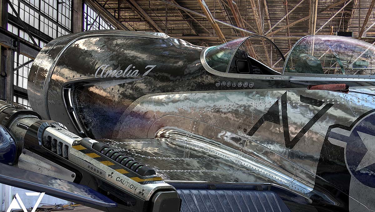 Cool，fighter，concept，Amelia 7，