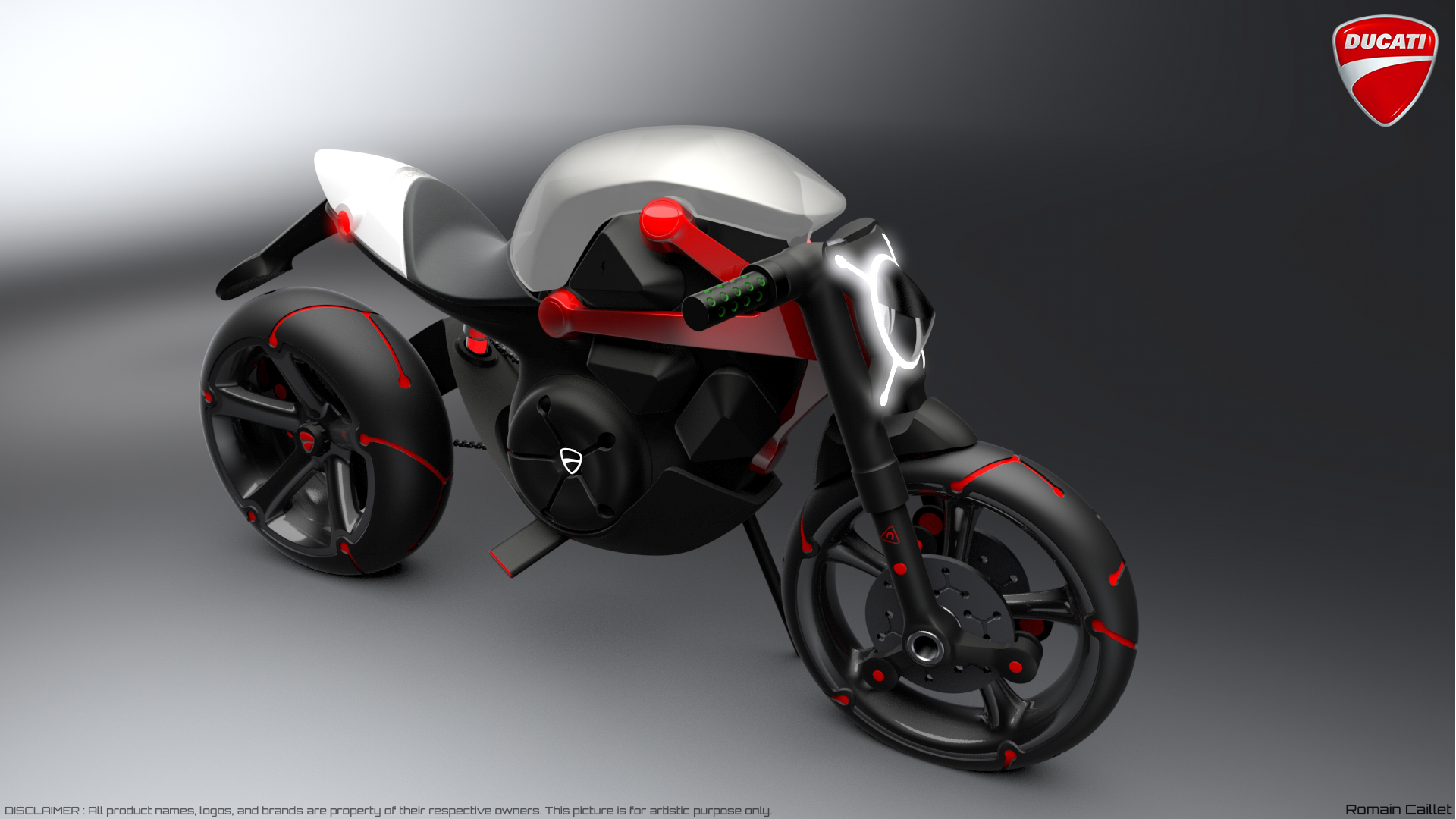 摩托车,交通工具,3d打印,ducati,monster