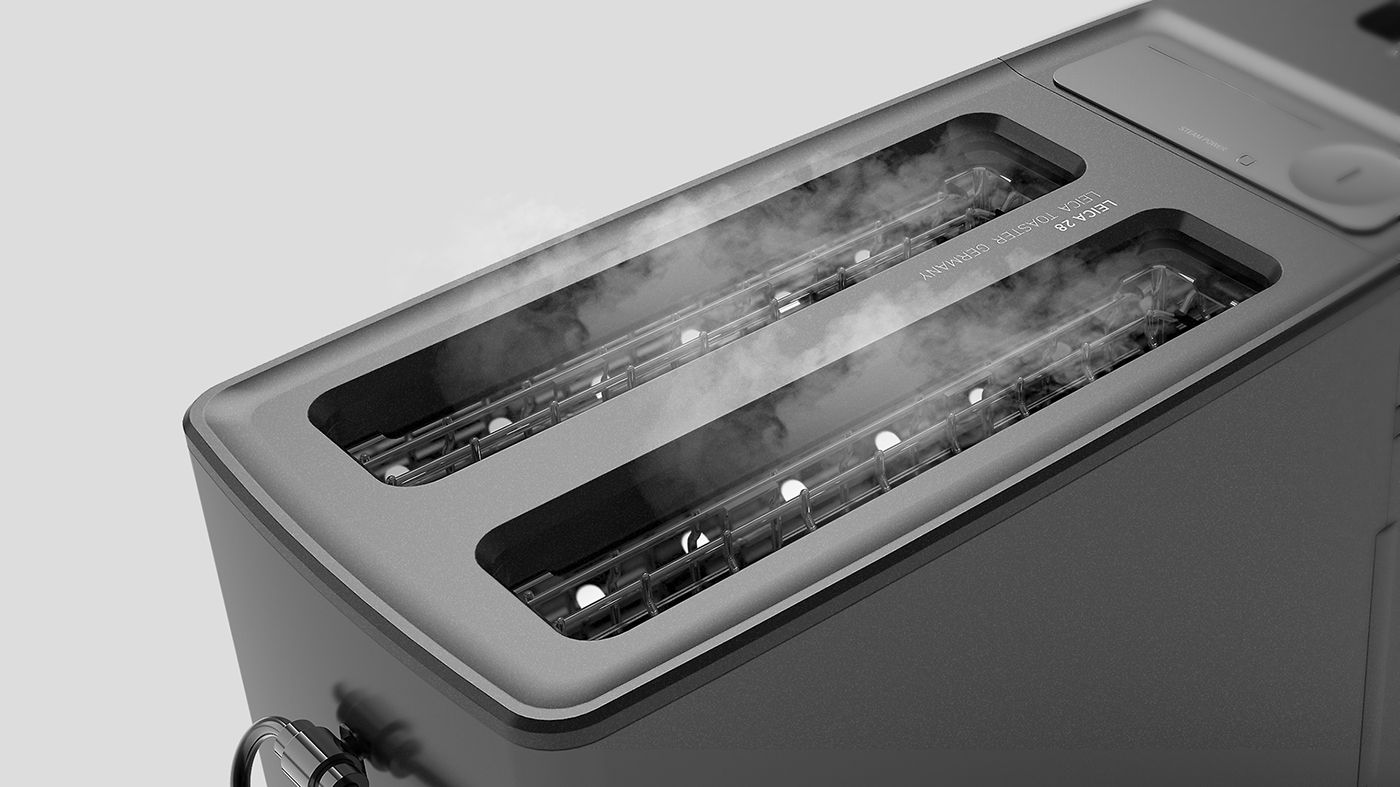 Leica camera，toaster，Yellow，industrial design，