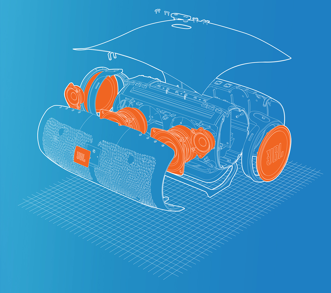 dried food，data，share，loudspeaker box，