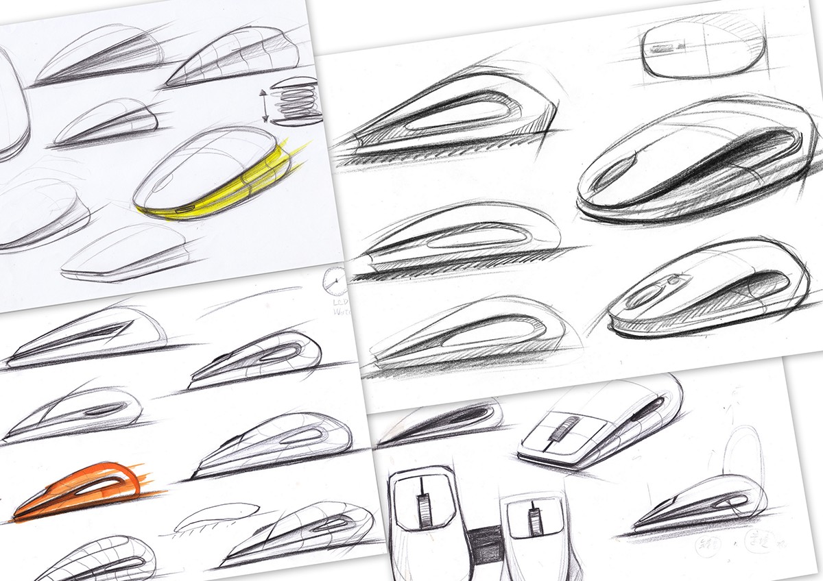 colour，wireless，mouse，Chinese designer，Alex Yang，