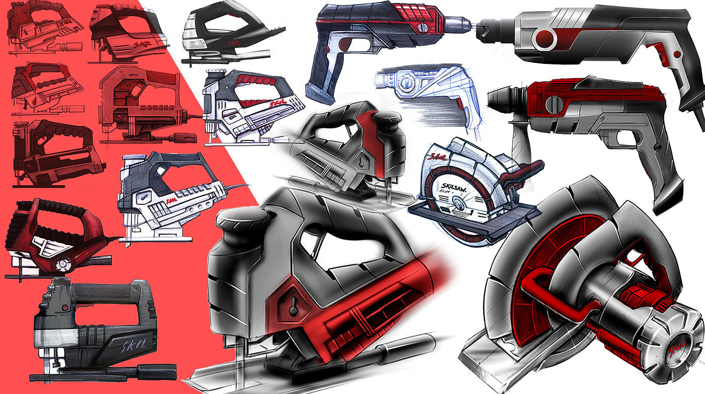 Skil，Electric tool，Strategy and planning，3D modeling，product design，