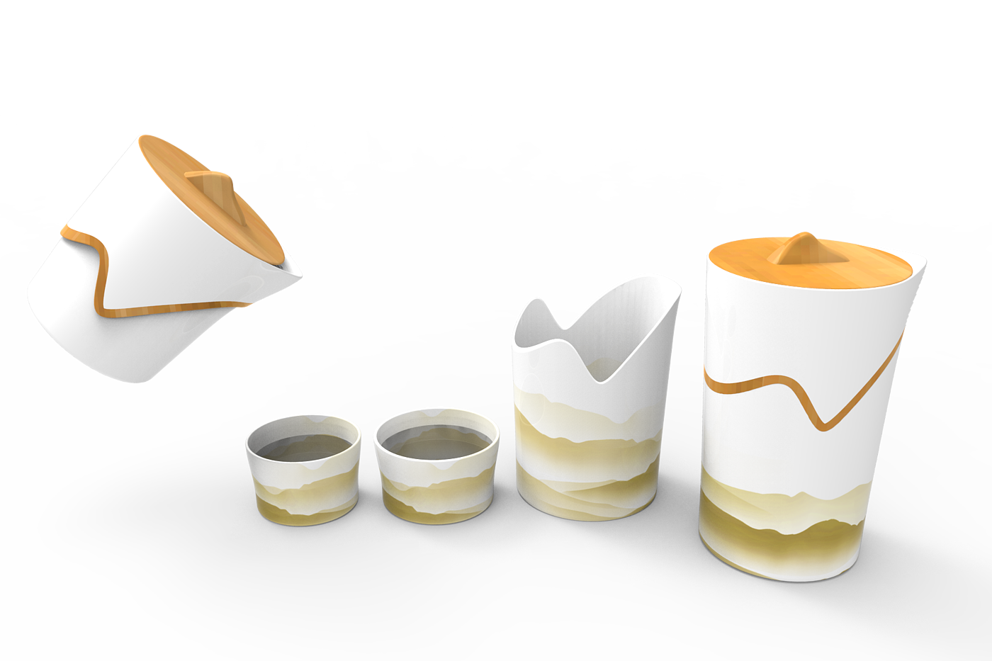 Travel tea set，