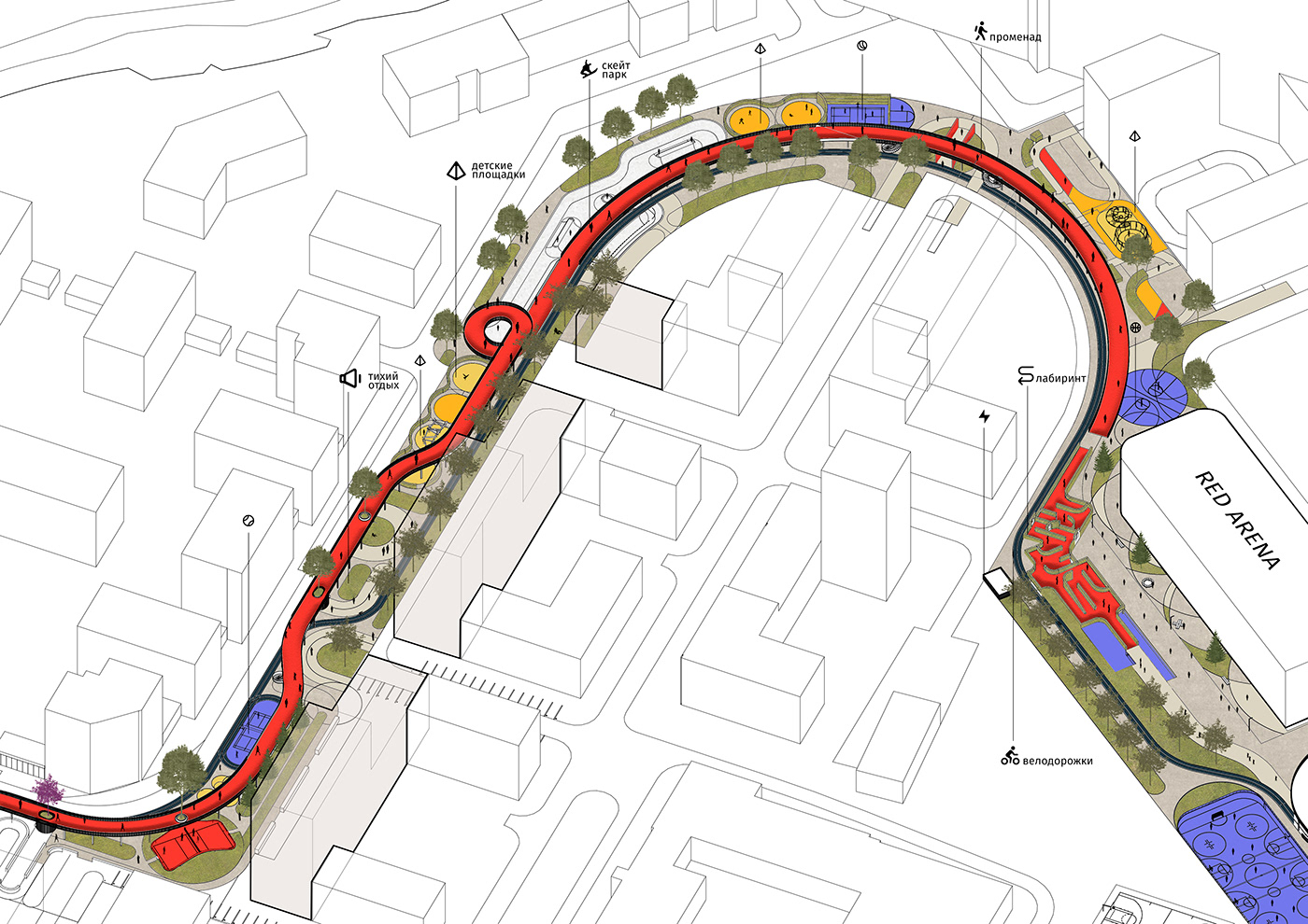 Architecture，Landscape architecture，urban space ，garden，