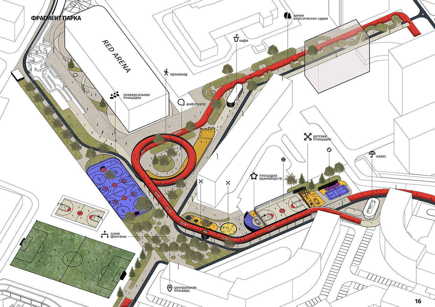 Architecture，Landscape architecture，urban space ，garden，