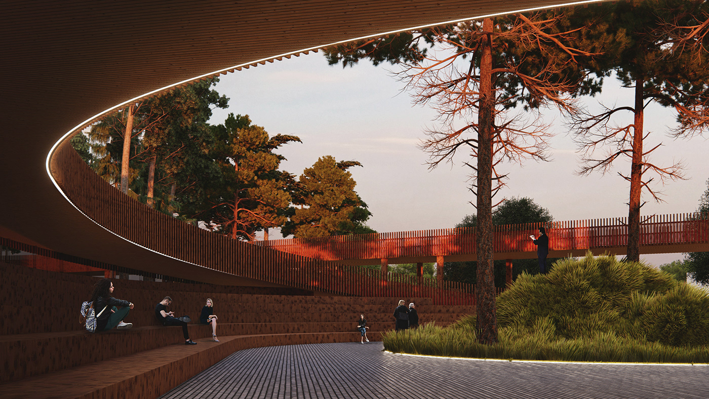 Architecture，Landscape architecture，urban space ，garden，