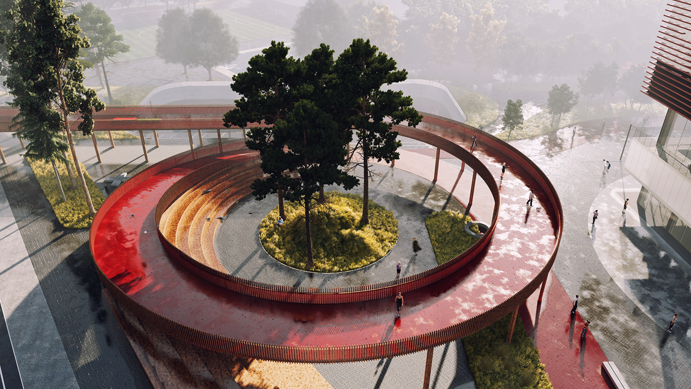 Architecture，Landscape architecture，urban space ，garden，