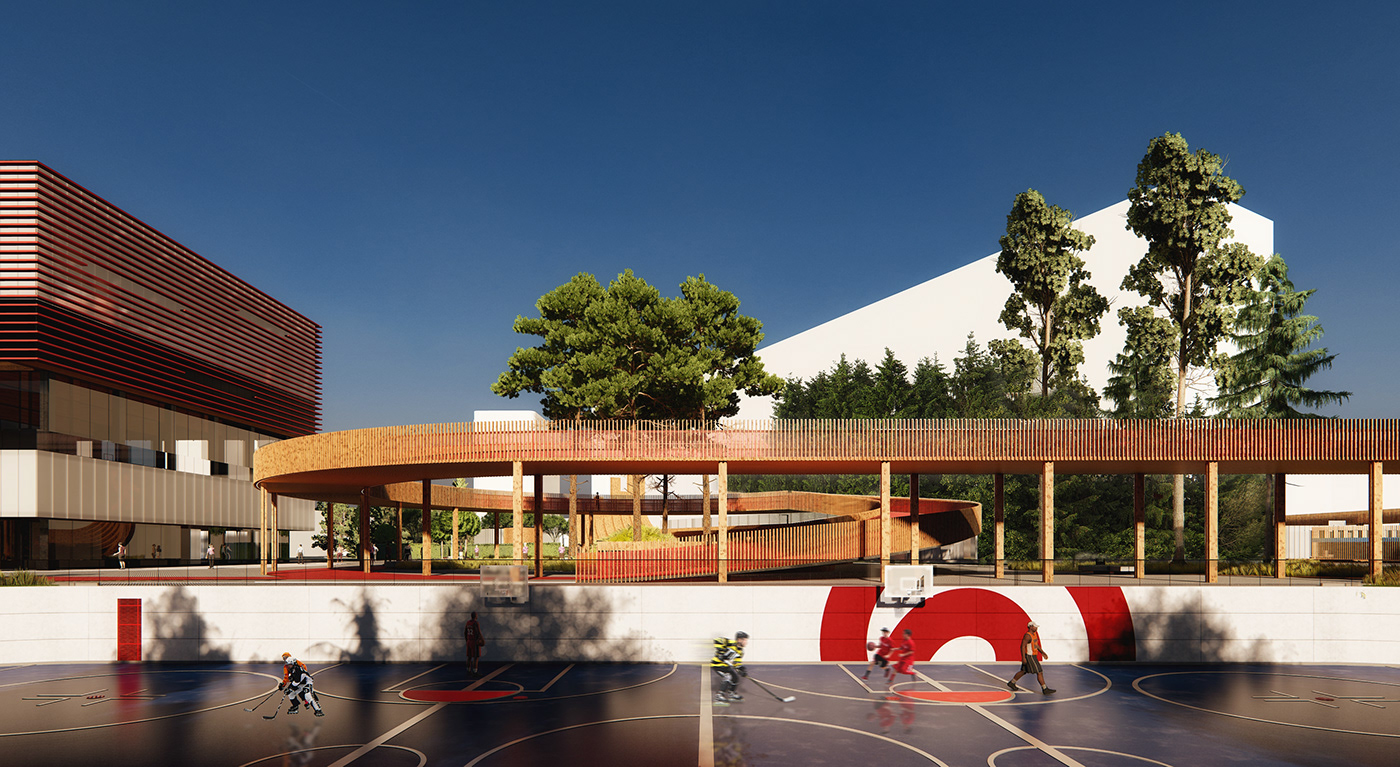 Architecture，Landscape architecture，urban space ，garden，