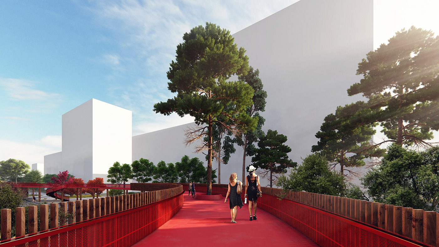 Architecture，Landscape architecture，urban space ，garden，