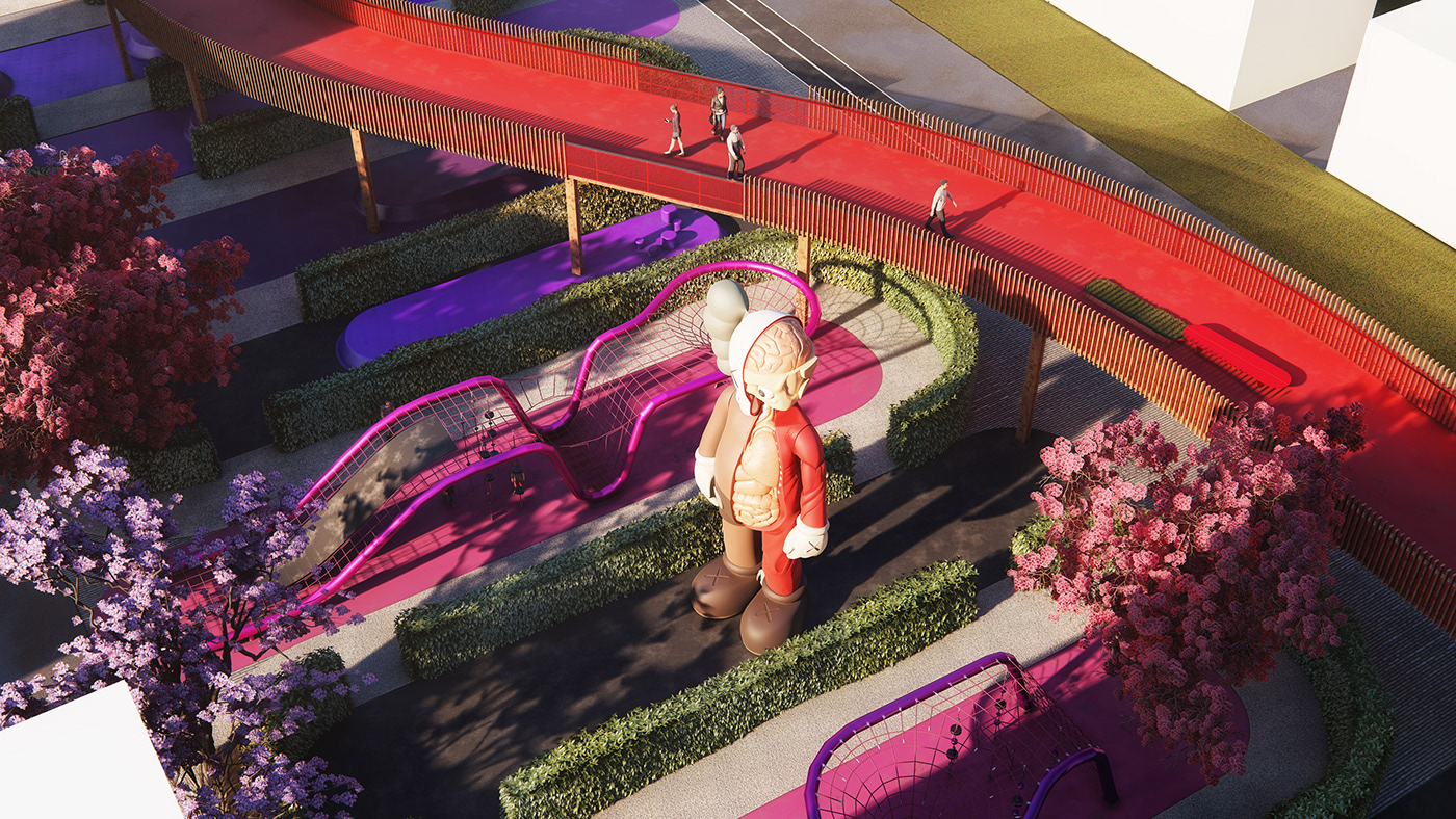 Architecture，Landscape architecture，urban space ，garden，