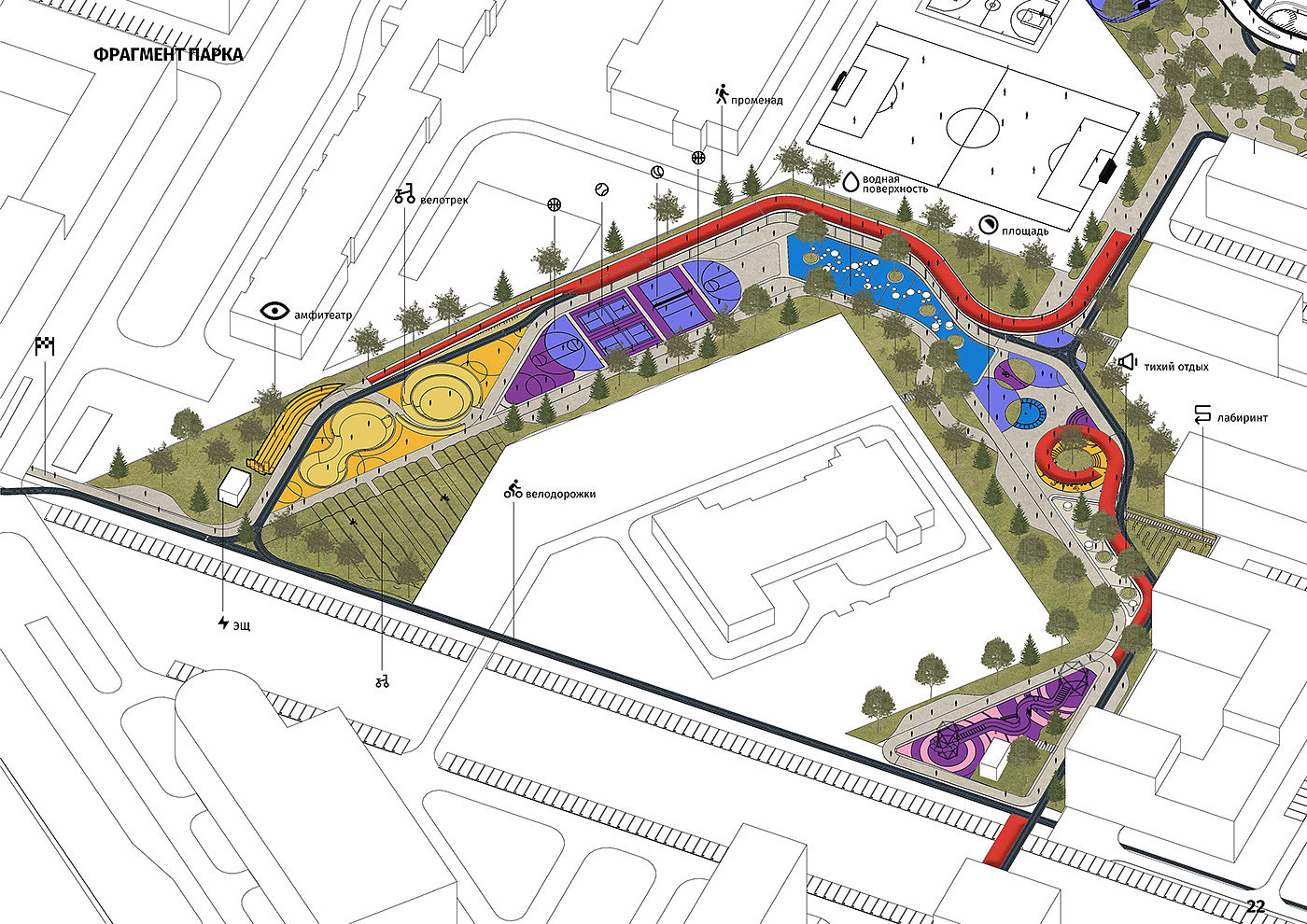 Architecture，Landscape architecture，urban space ，garden，
