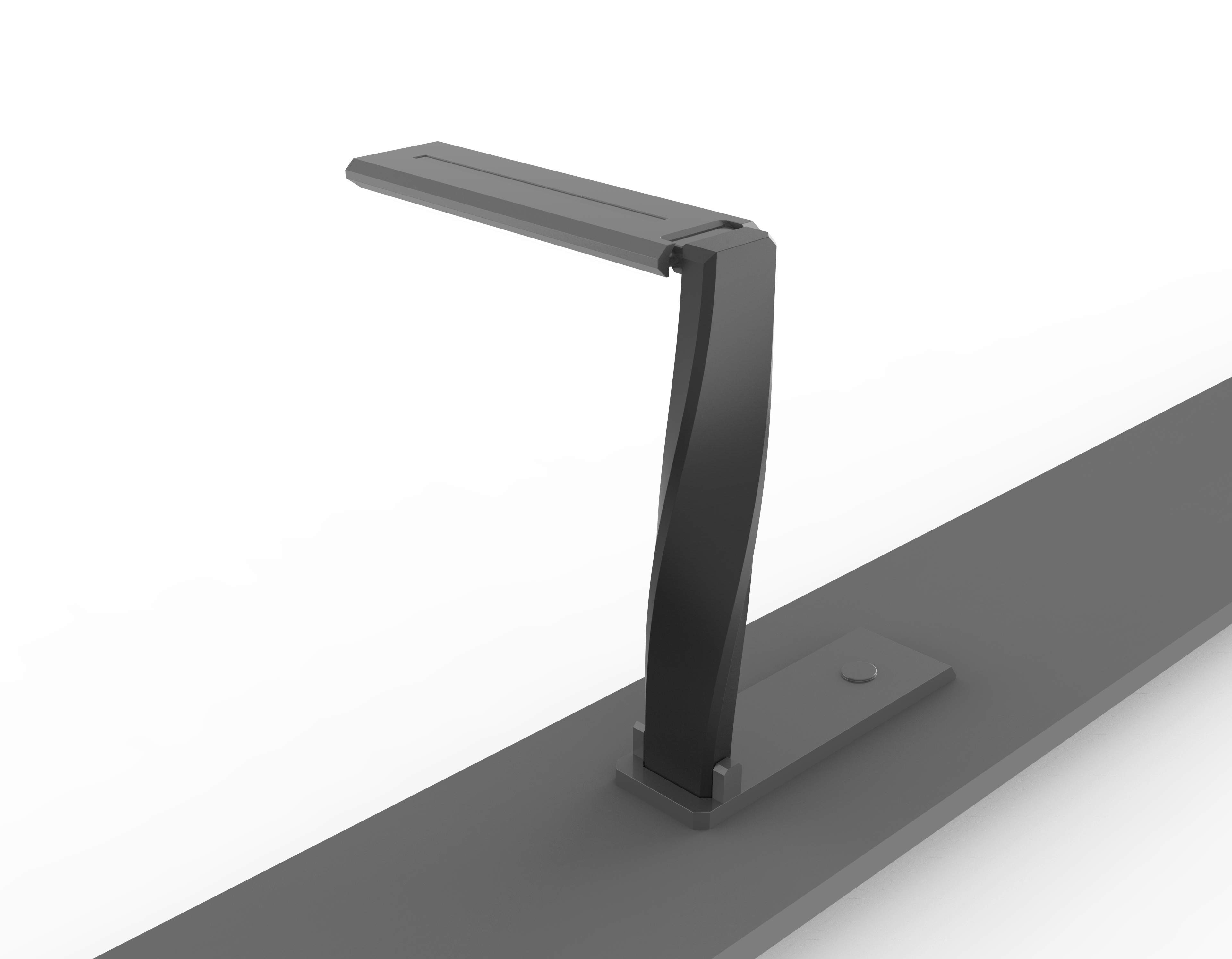 Desk lamp，Art，reverse，fold，