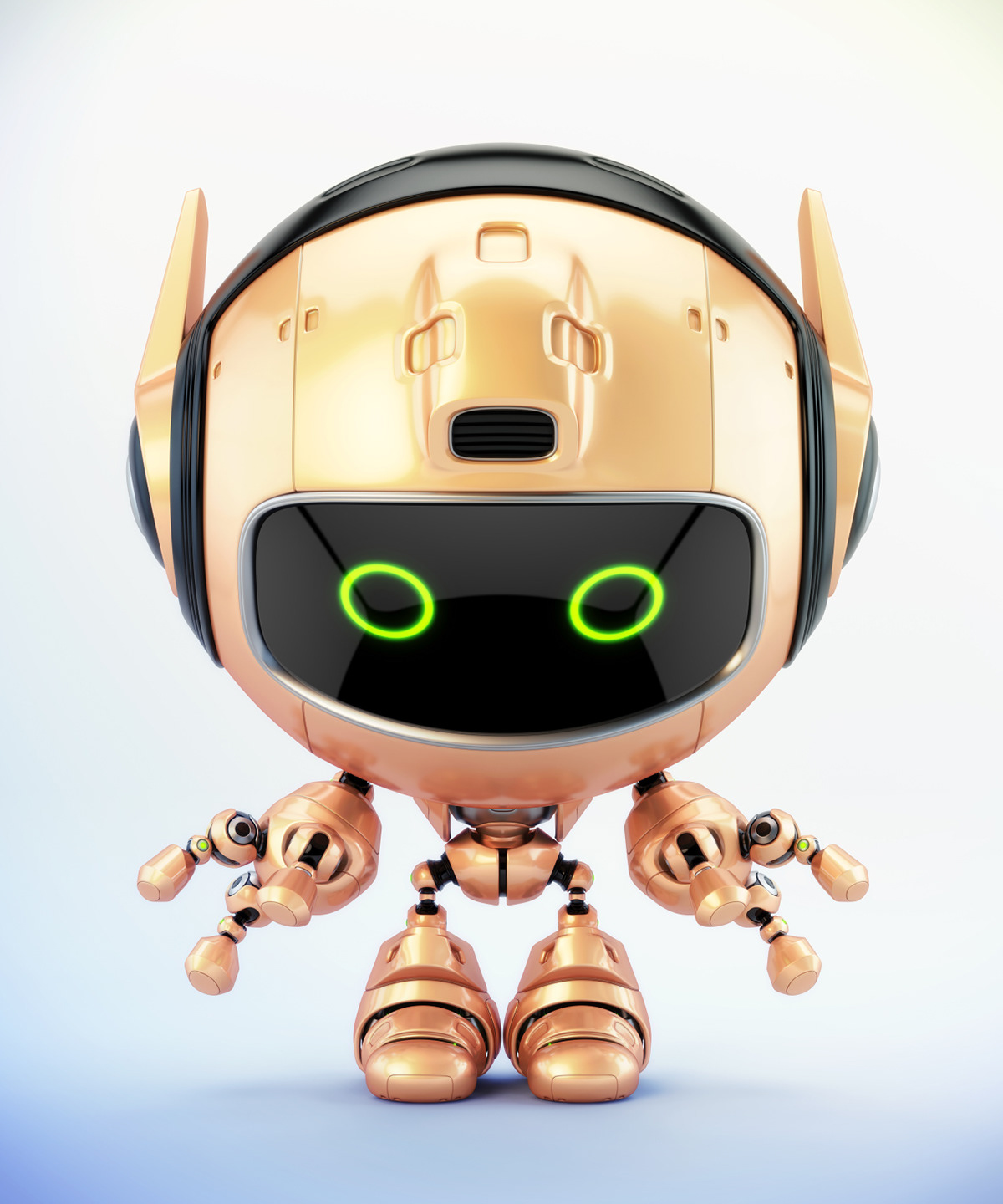BIGHAND robot，robot，Character design，illustration，
