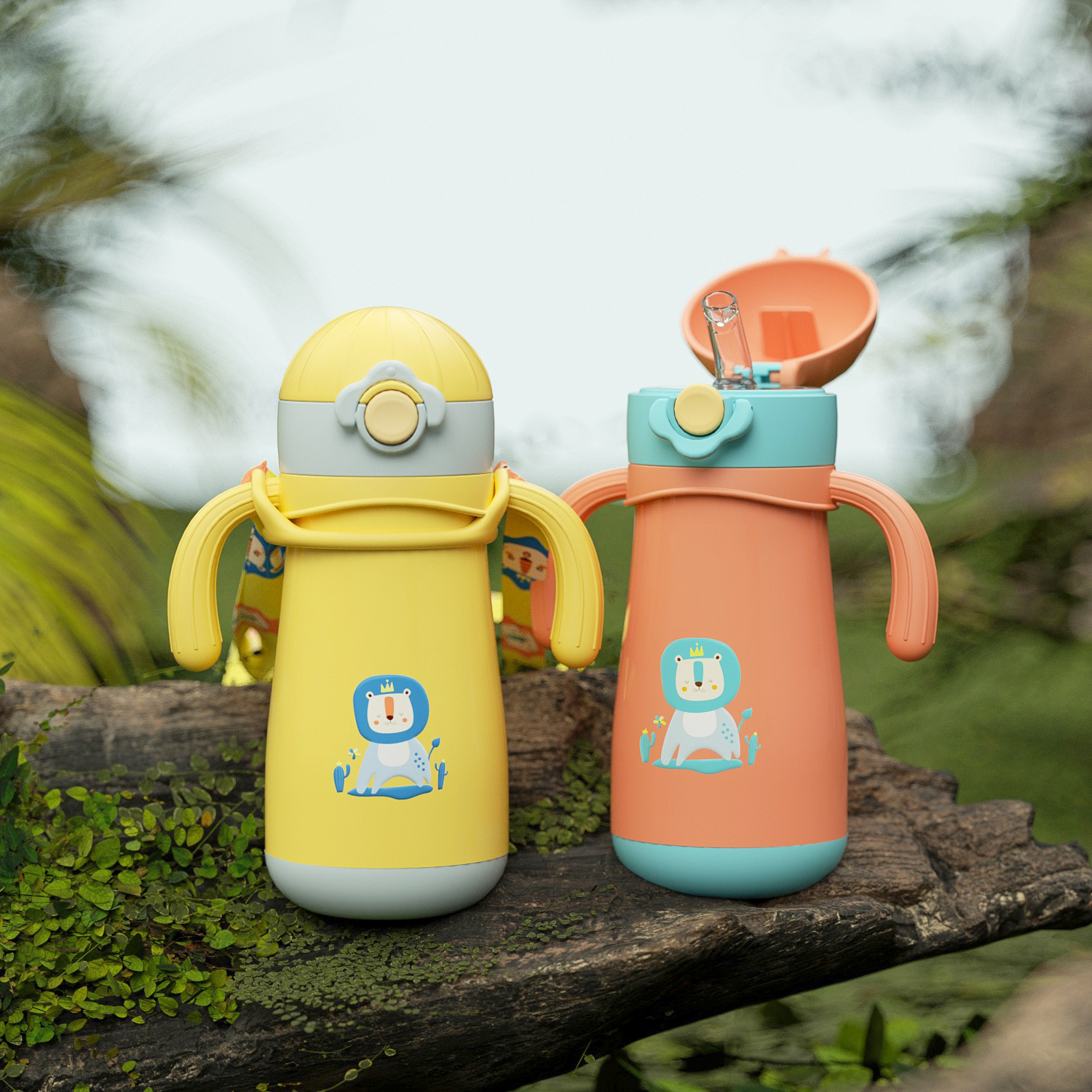 Children's thermos cup，Drinking cup，Water cup，Maternal and infant products，