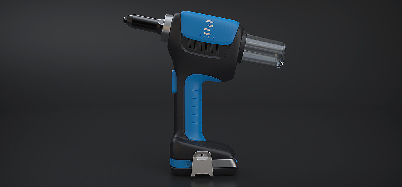 tool，Riveter，modeling，Render，Electric riveter，