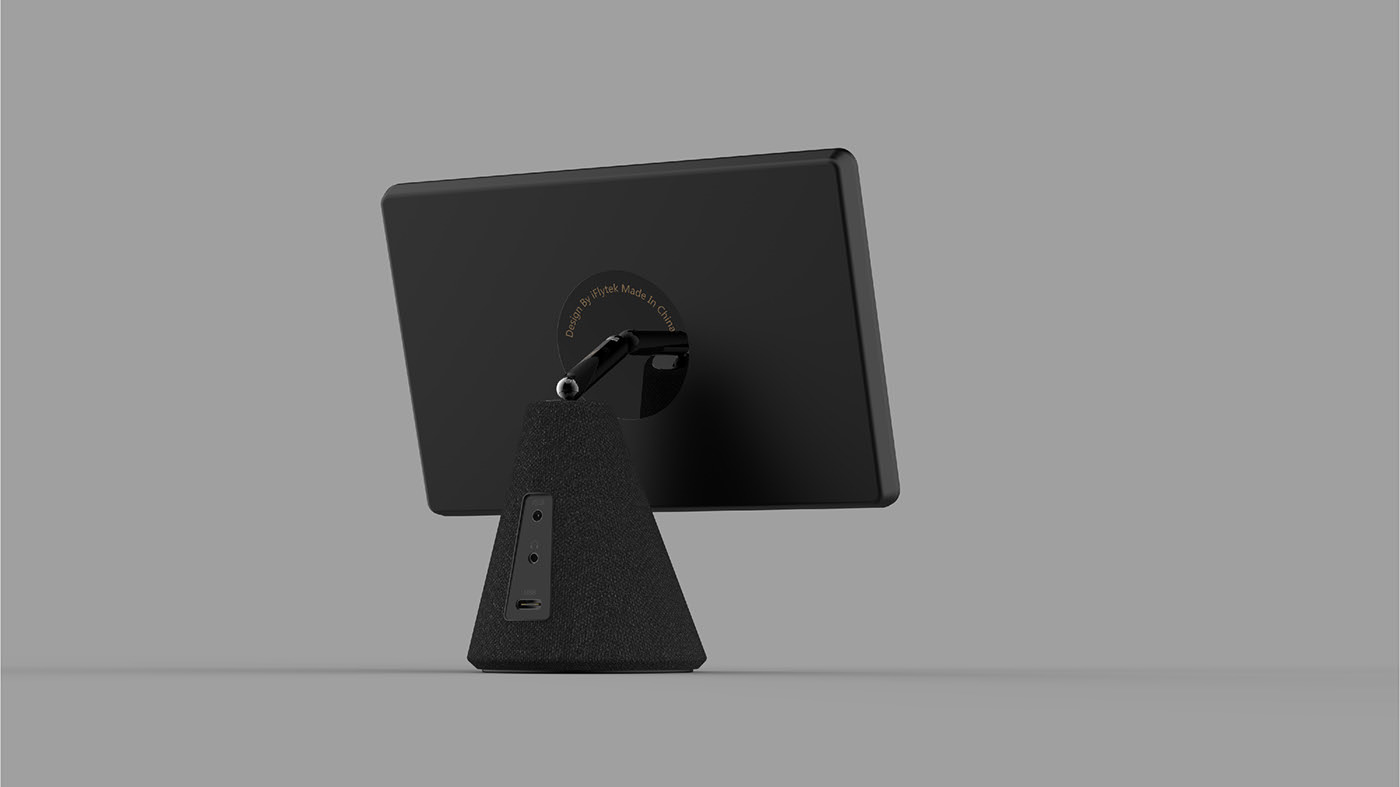 Screen rotatable smart speaker - concept，