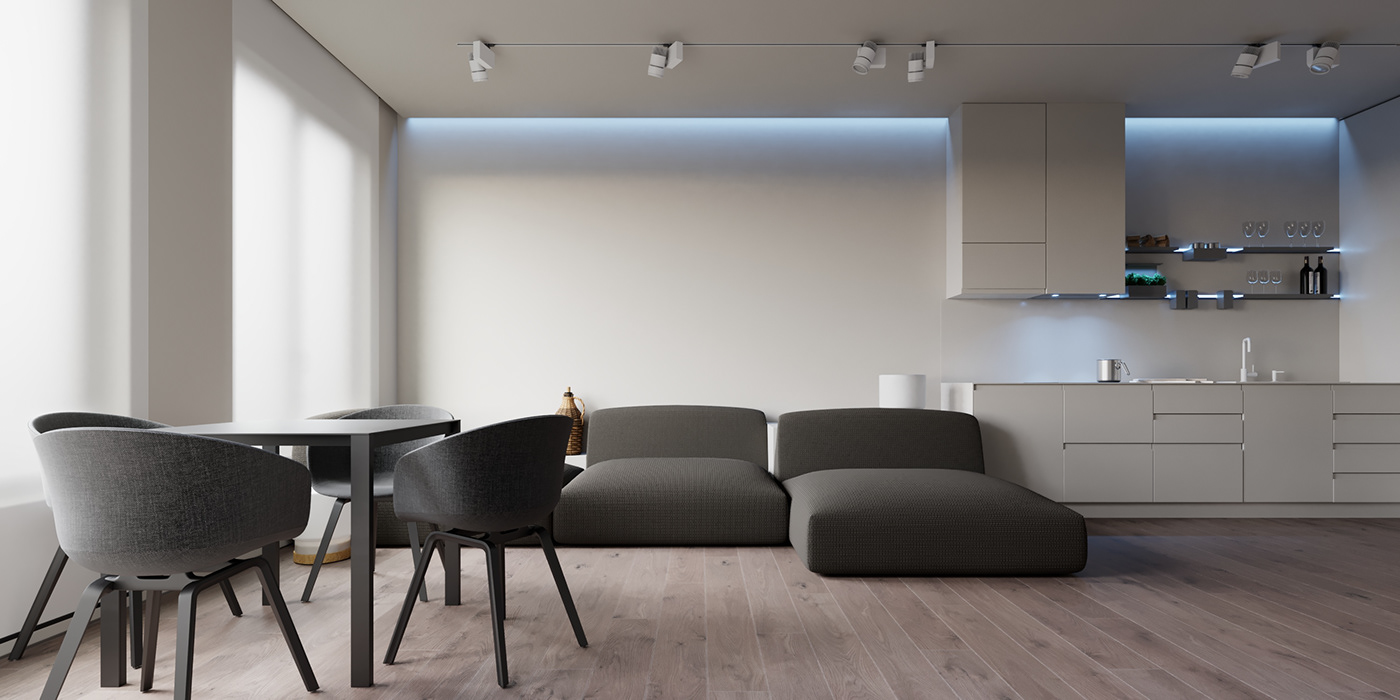 Luxury apartment，Bedroom design，Kitchen design，Interior design，