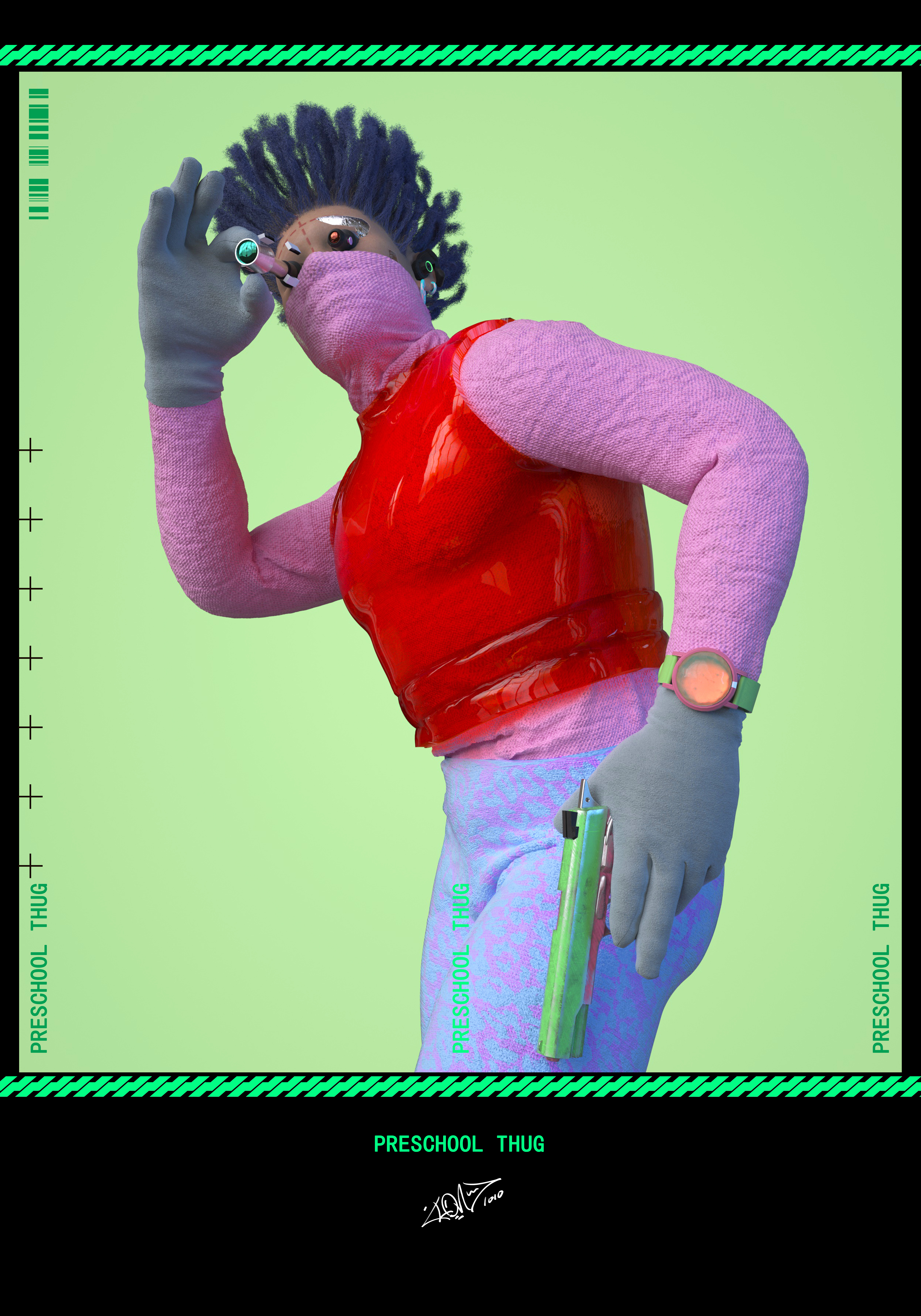 poster，3d，assassin，children，clothing，