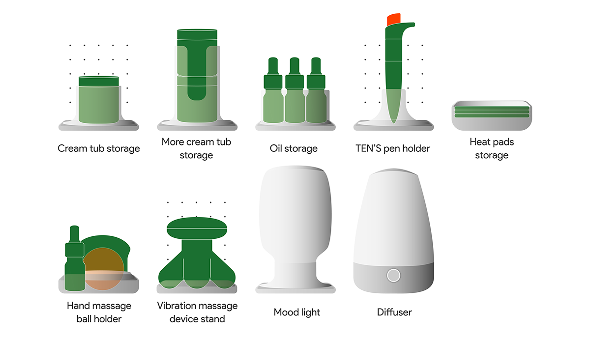 eden，individualization，Personalized choice，Relieve pain，Intellectualization，family，Injection molding design，
