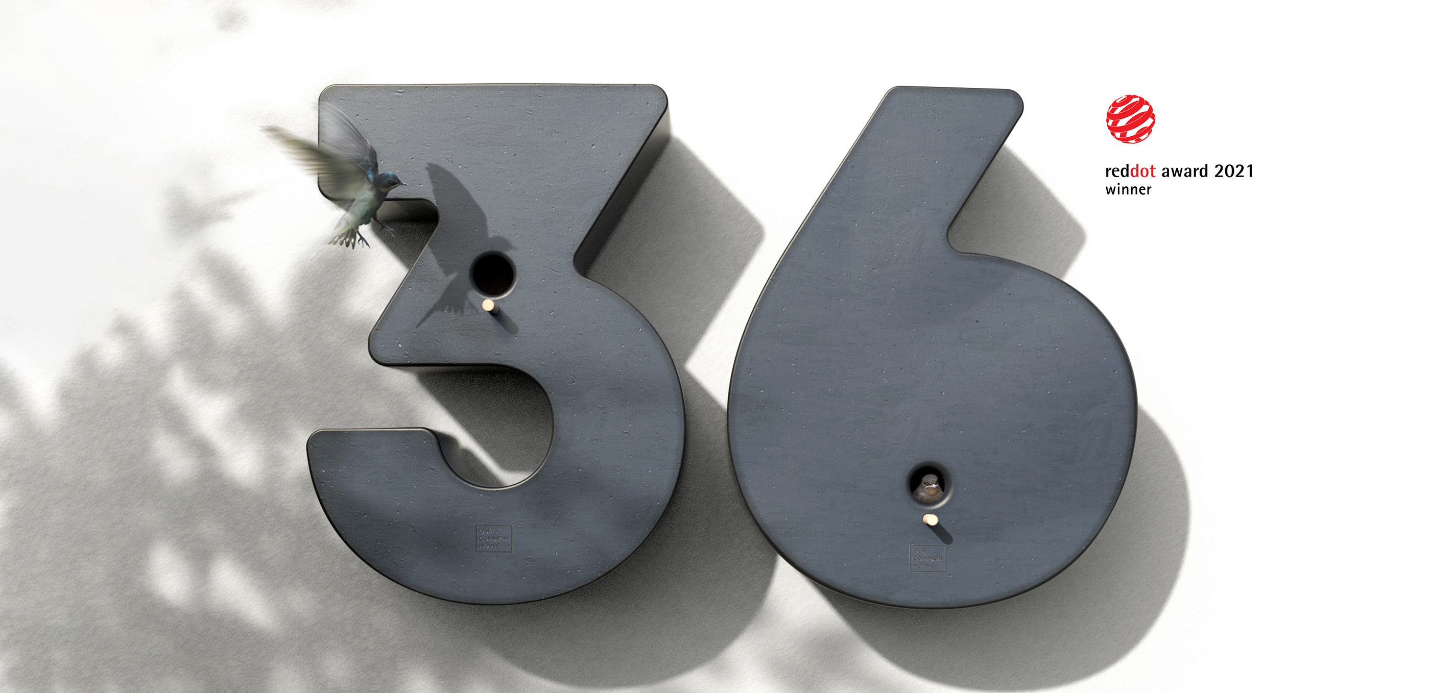 Bird's nest，House number，Our Common House，product design，