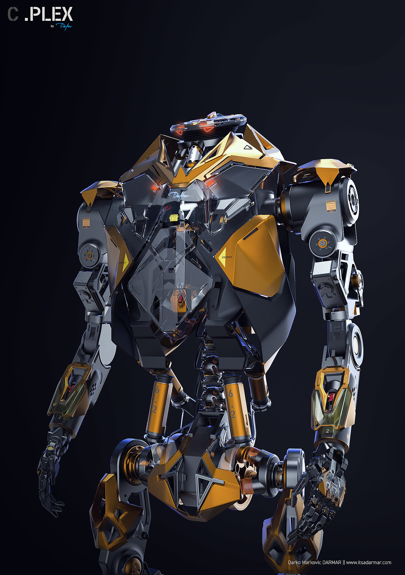 Conceptual art，Digital art，robot，Mechanical armor design，