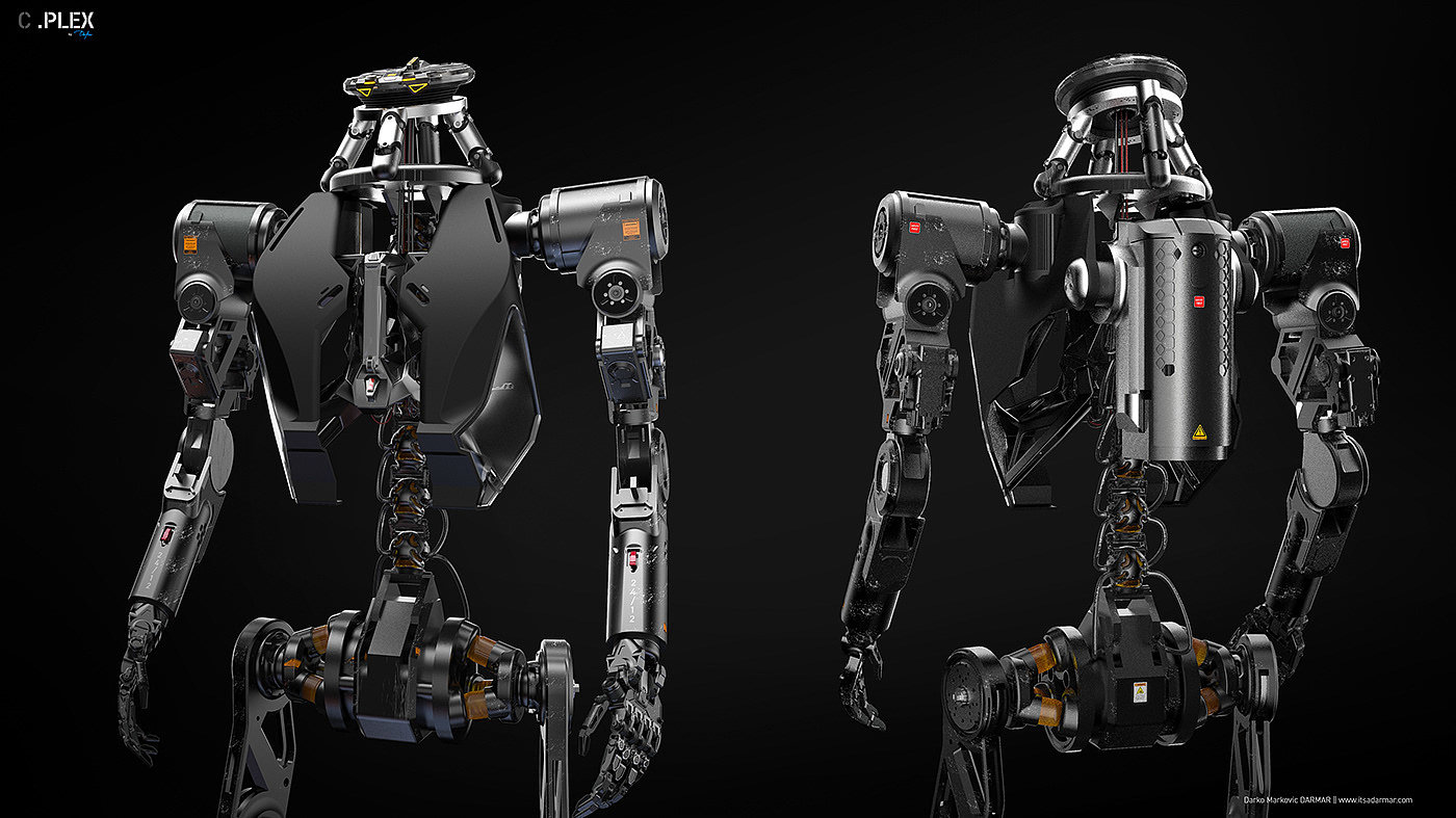 Conceptual art，Digital art，robot，Mechanical armor design，